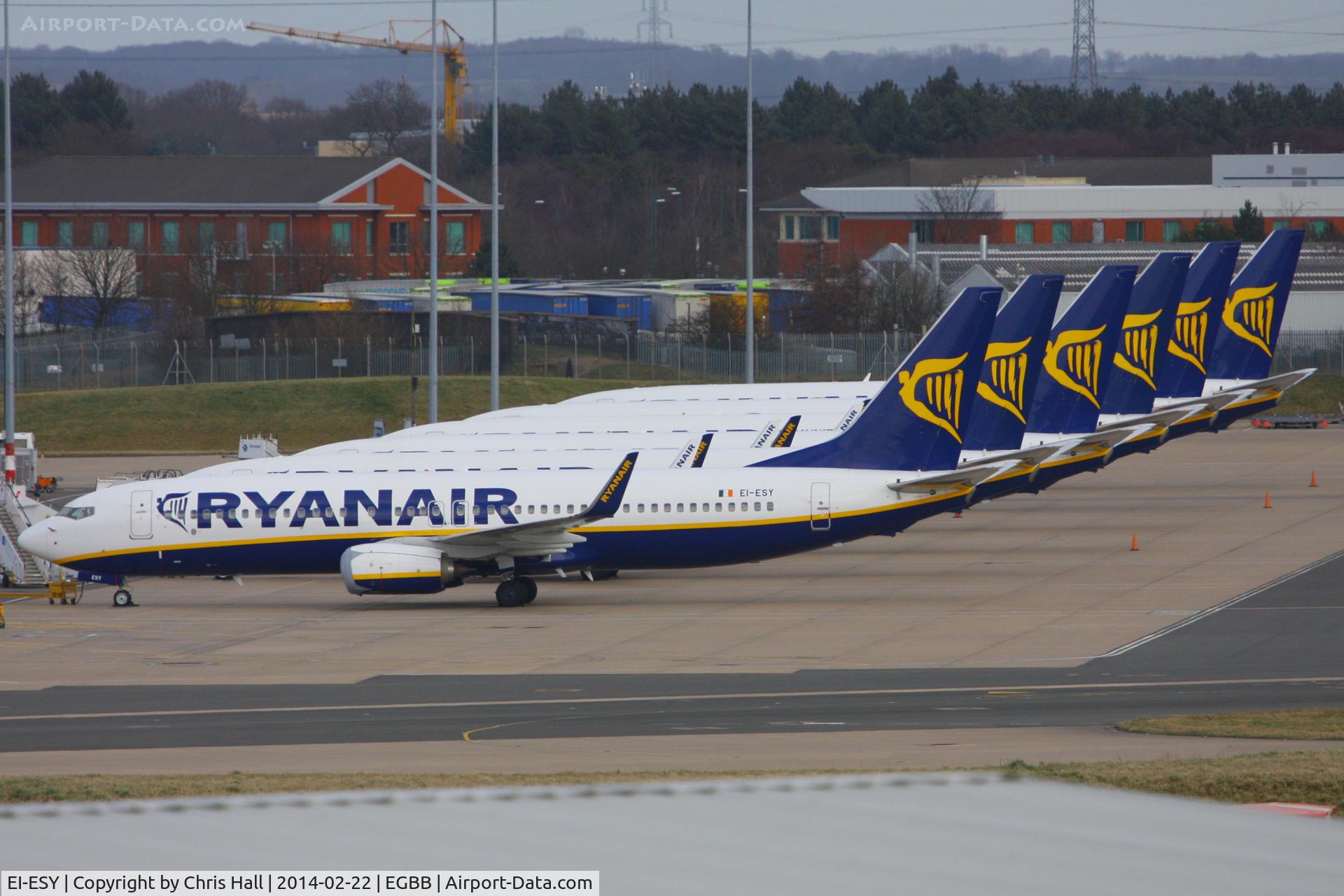 EI-ESY, 2011 Boeing 737-8AS C/N 34999, Ryanair