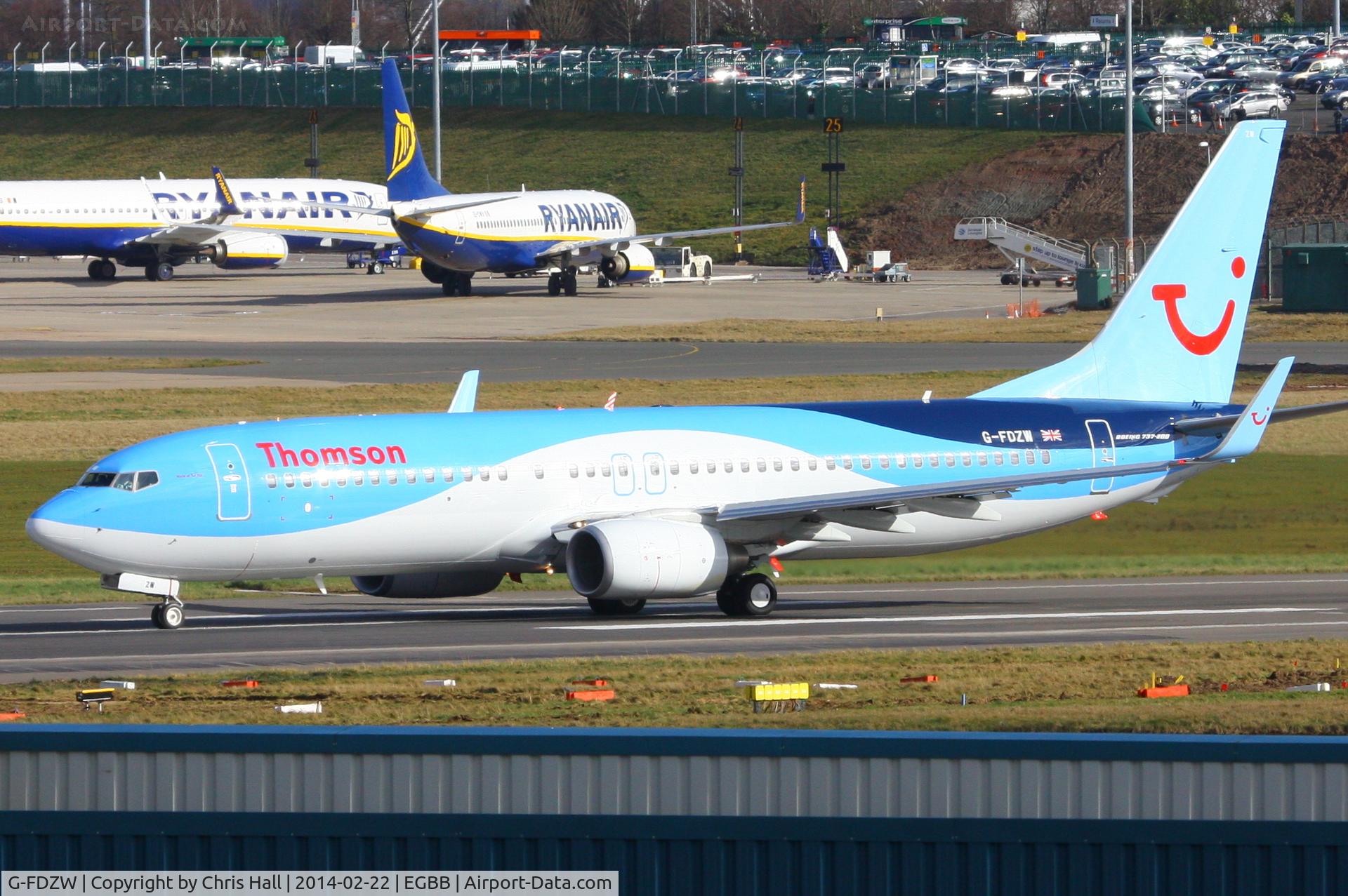 G-FDZW, 2011 Boeing 737-8K5 C/N 37254, Thomson