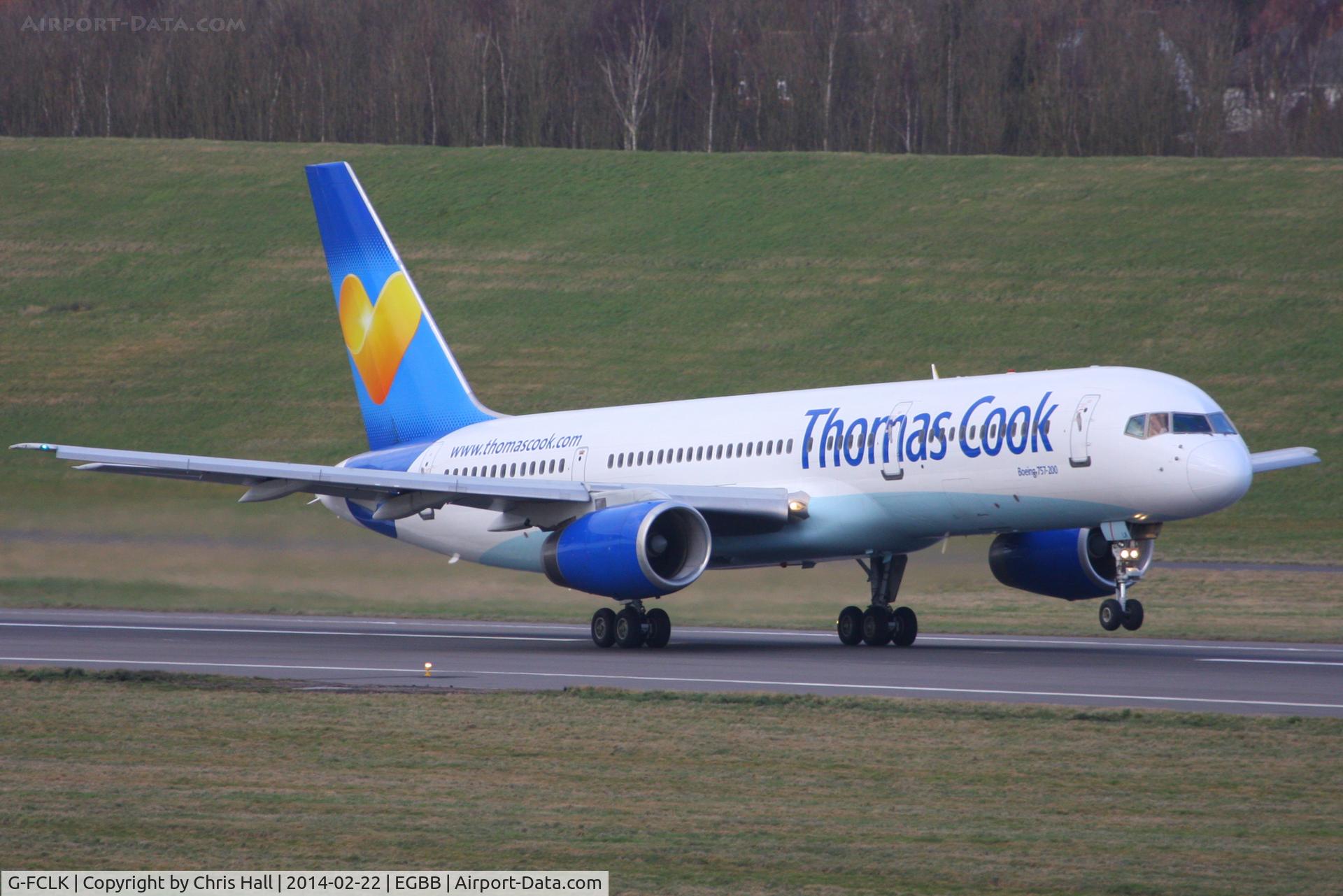 G-FCLK, 1993 Boeing 757-2Y0 C/N 26161, Thomas Cook