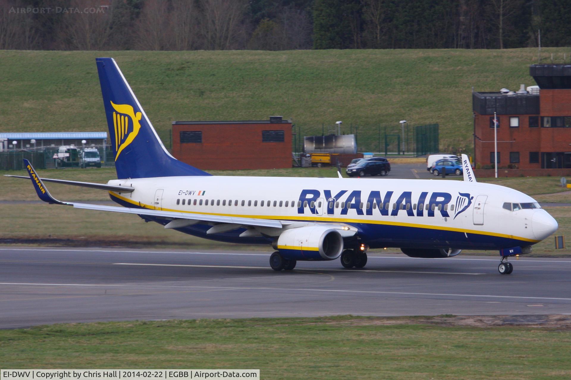 EI-DWV, 2008 Boeing 737-8AS C/N 33627, Ryanair