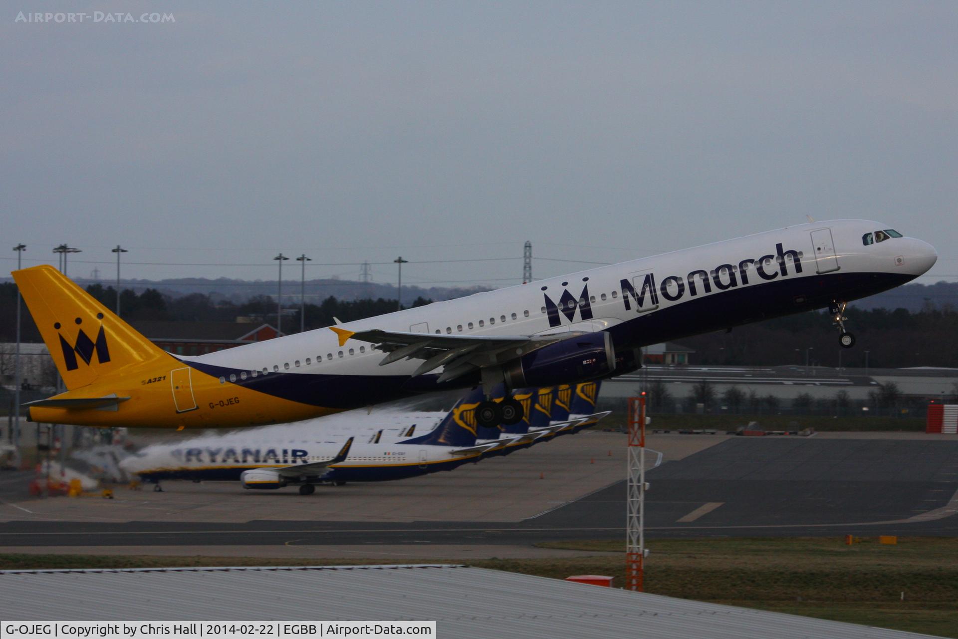 G-OJEG, 1999 Airbus A321-231 C/N 1015, Monarch