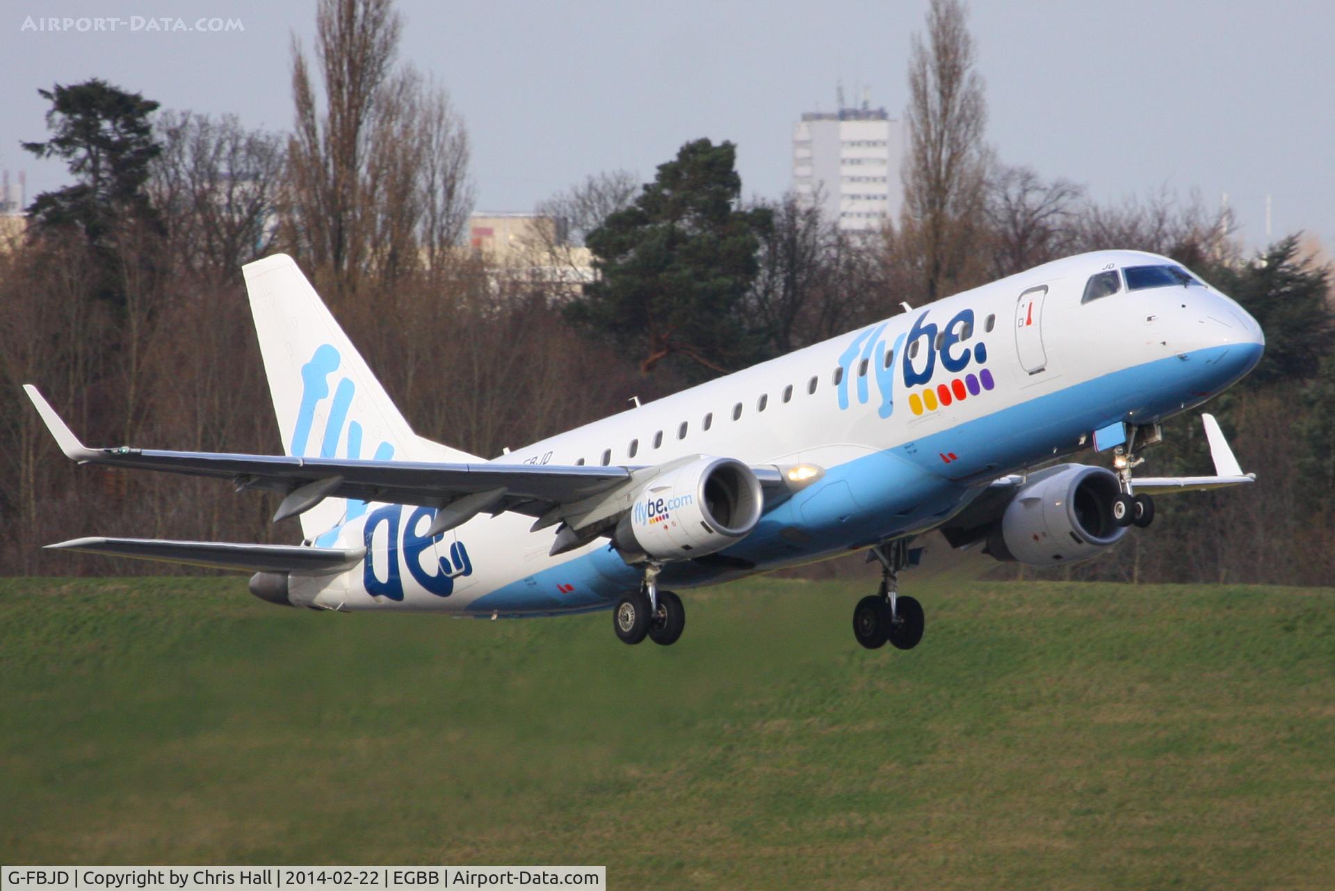 G-FBJD, 2011 Embraer 175STD (ERJ-170-200) C/N 17000329, flybe
