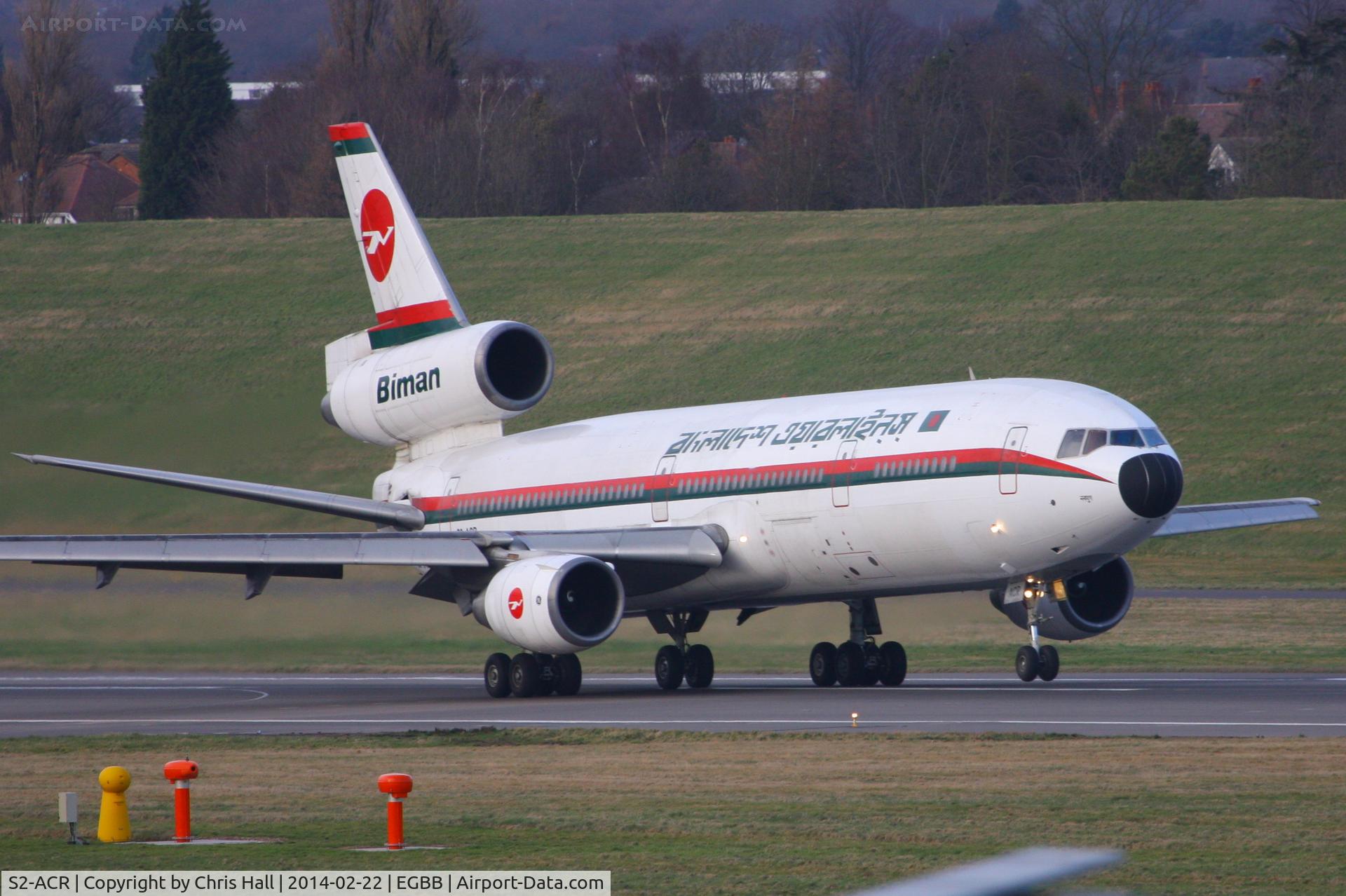 S2-ACR, 1988 McDonnell Douglas DC-10-30 C/N 48317, Biman Bangladesh Airlines