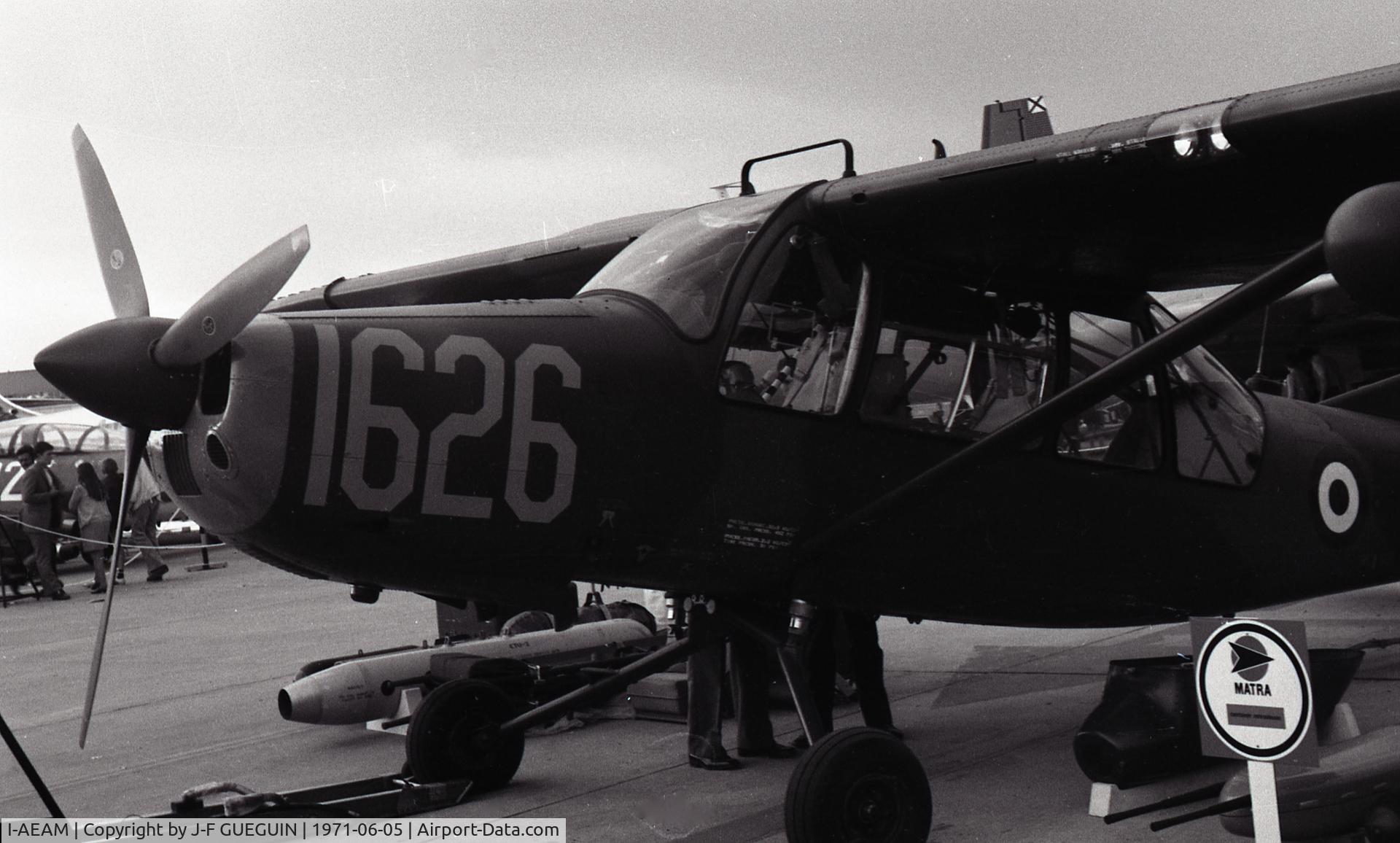 I-AEAM, Aeritalia AM-3C C/N 6350/1, At Paris-Le Bourget Airshow 1971