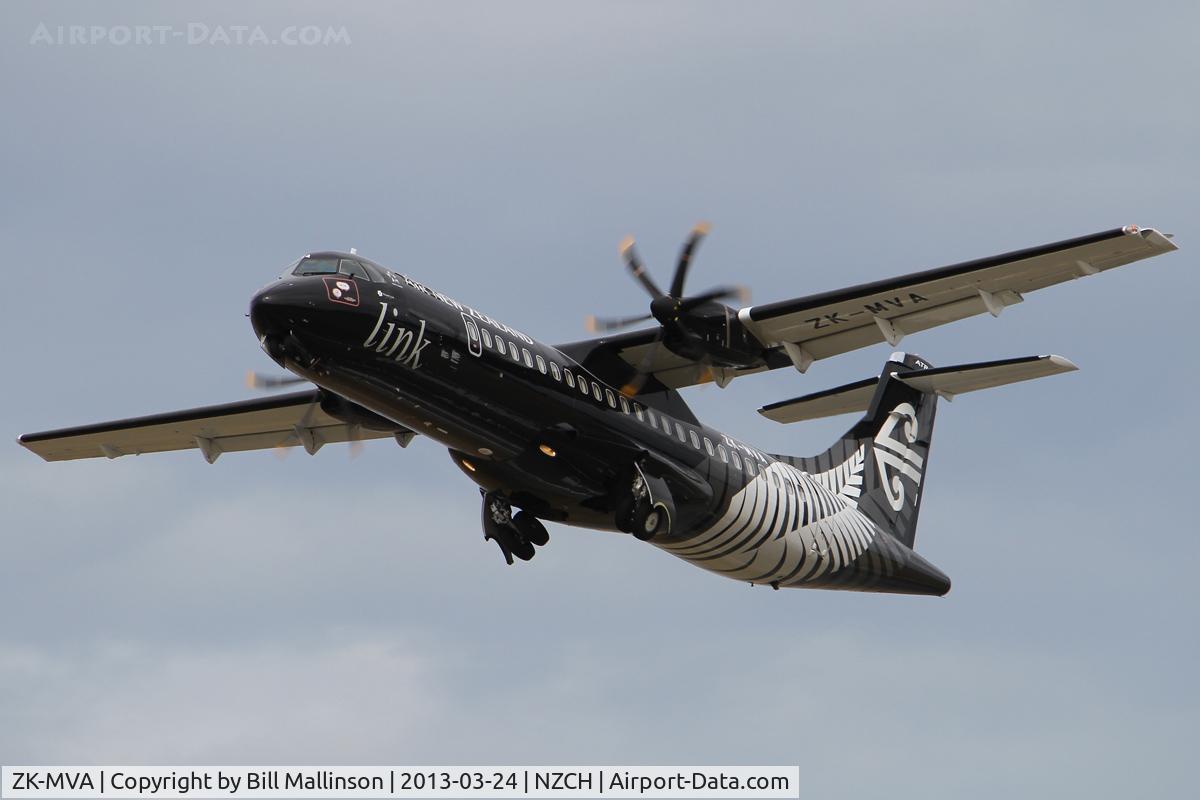 ZK-MVA, 2012 ATR 72-600 (72-212A) C/N 1051, away from 02