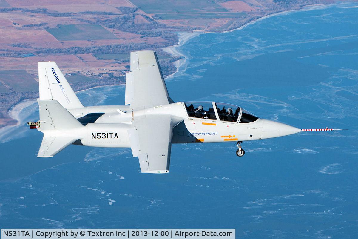 N531TA, 2013 Cessna E530 Scorpion C/N 721001, First Test flight