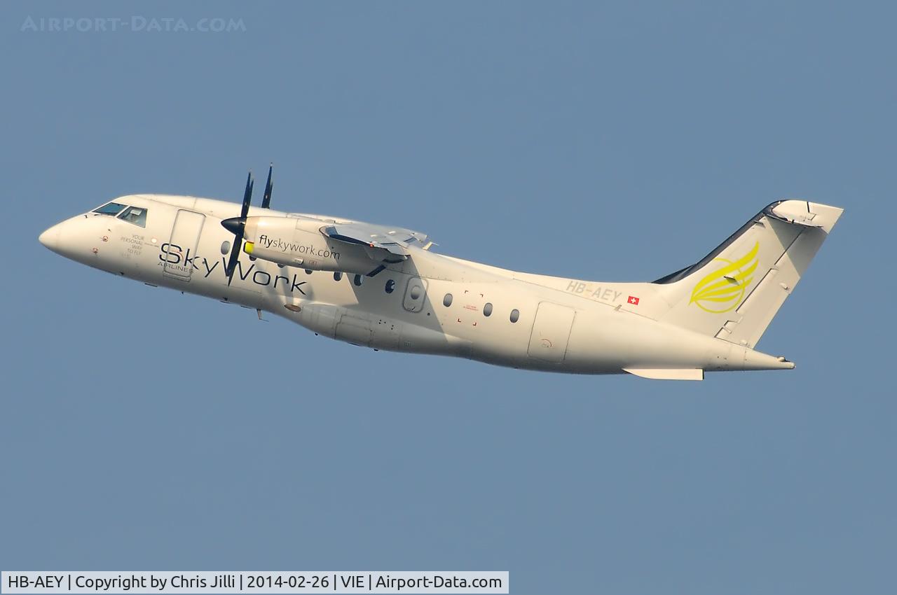 HB-AEY, 1997 Dornier 328-130 C/N 3100, SkyWork