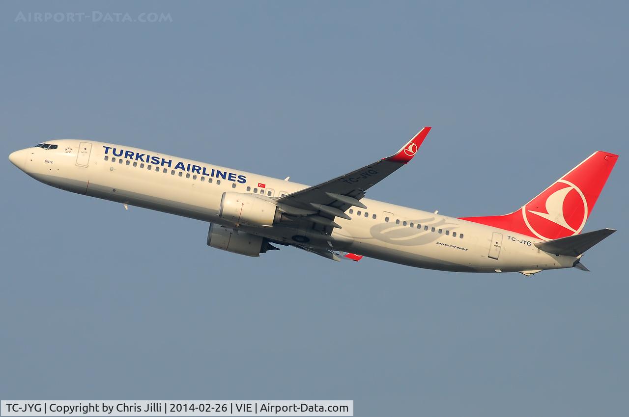 TC-JYG, 2012 Boeing 737-9F2/ER C/N 40983, Turkish Airlines
