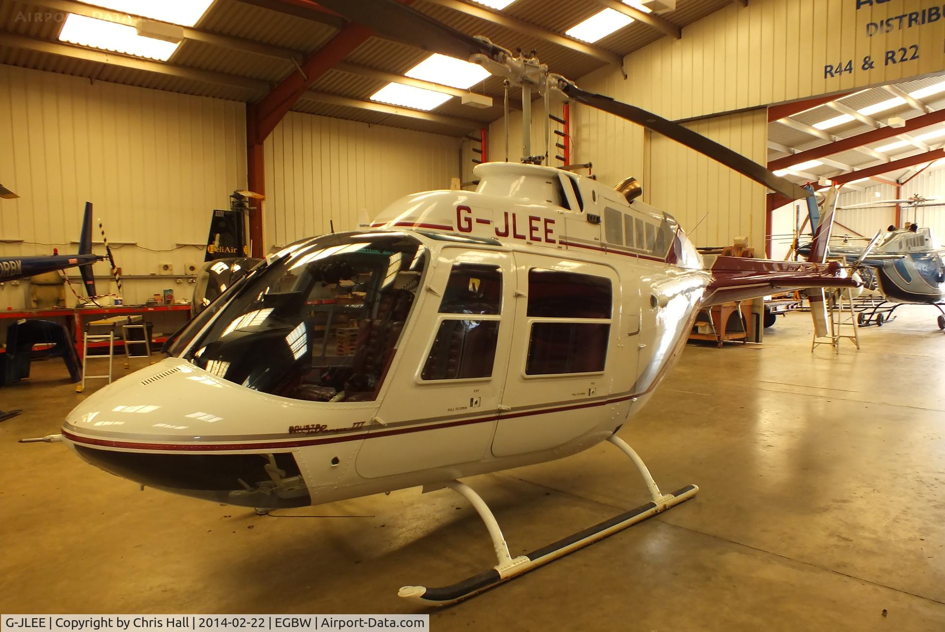 G-JLEE, 1978 Agusta AB-206B JetRanger II C/N 8588, Leamington Hobby Center Ltd