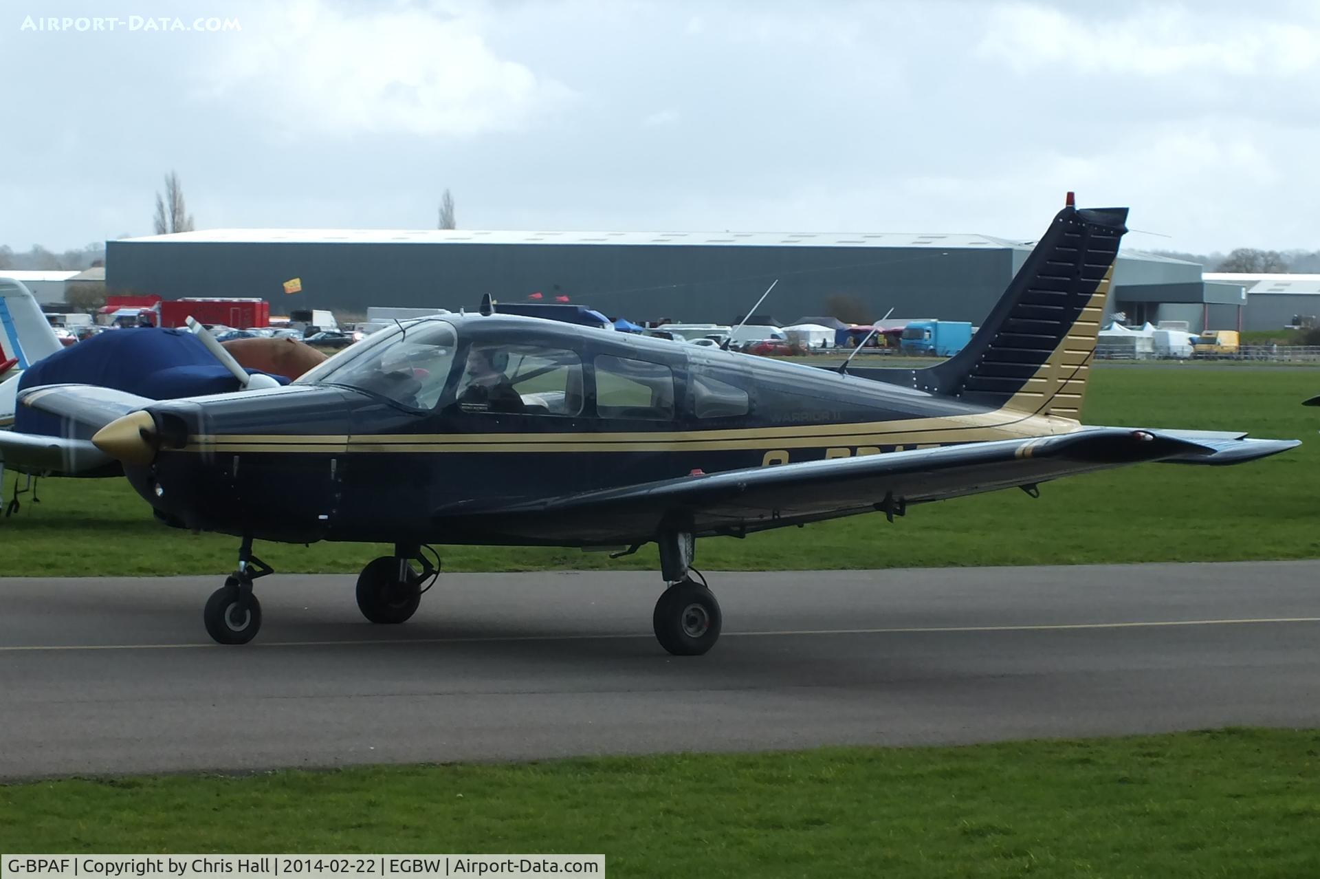 G-BPAF, 1977 Piper PA-28-161 Cherokee Warrior II C/N 28-7716142, at Wellsbourne Mountford