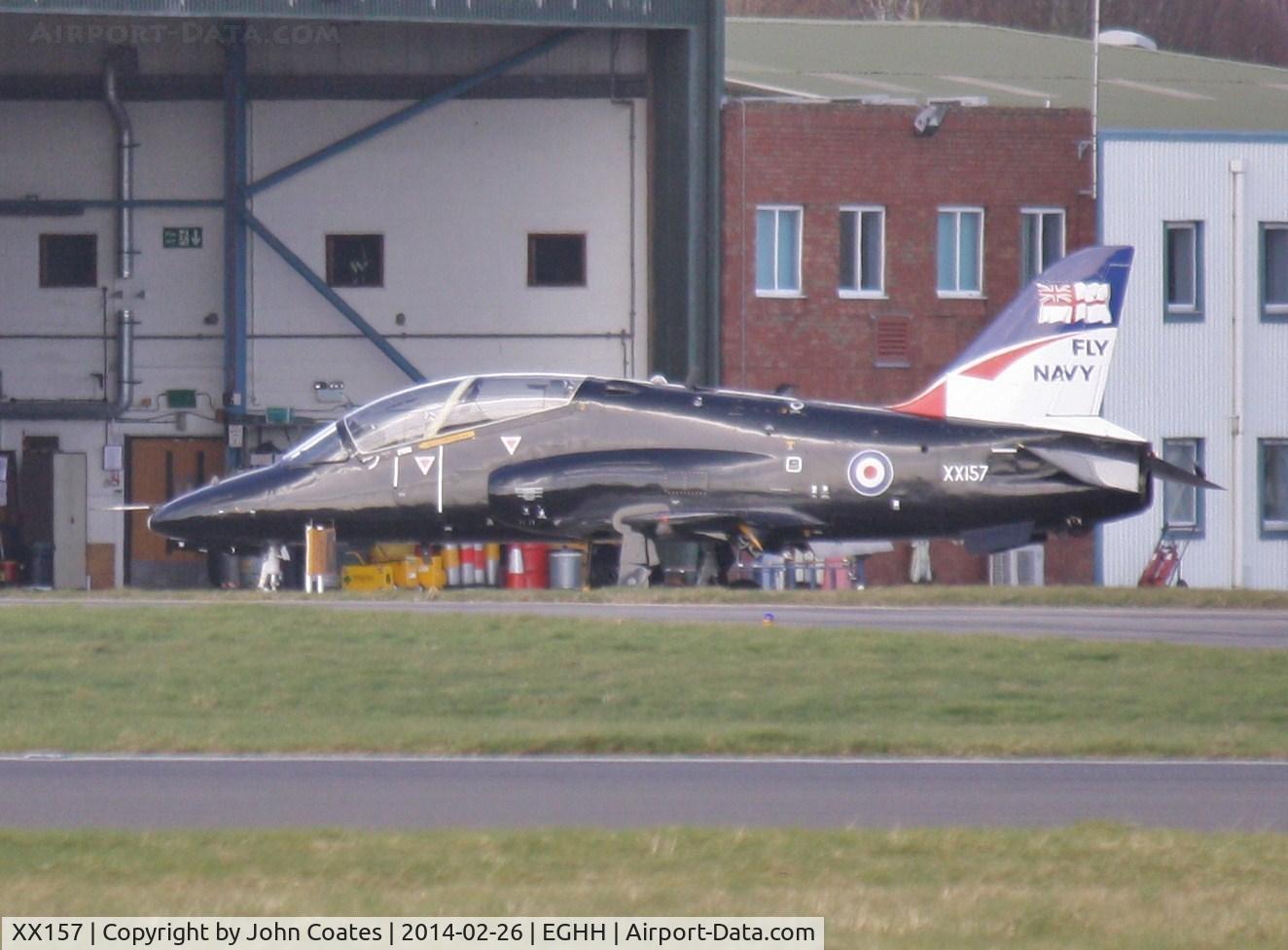 XX157, 1979 Hawker Siddeley Hawk T.1A C/N 003/312003, Now 736 Sq R Navy...minus 100 years logos at Cobham