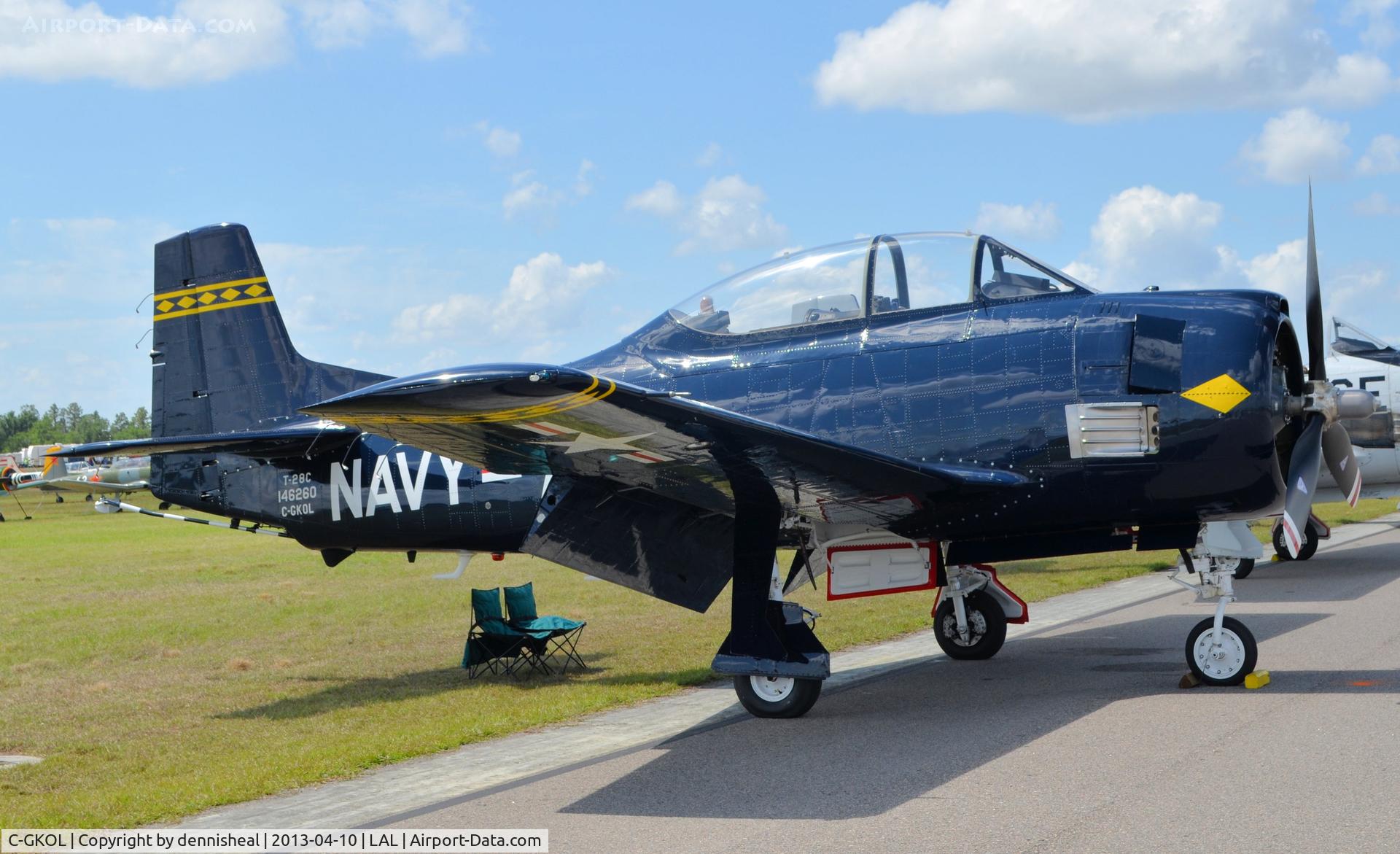 C-GKOL, 1957 North American T-28C Trojan C/N 252-23, 1967 NORTH AMERICAN T-28C TROJAN