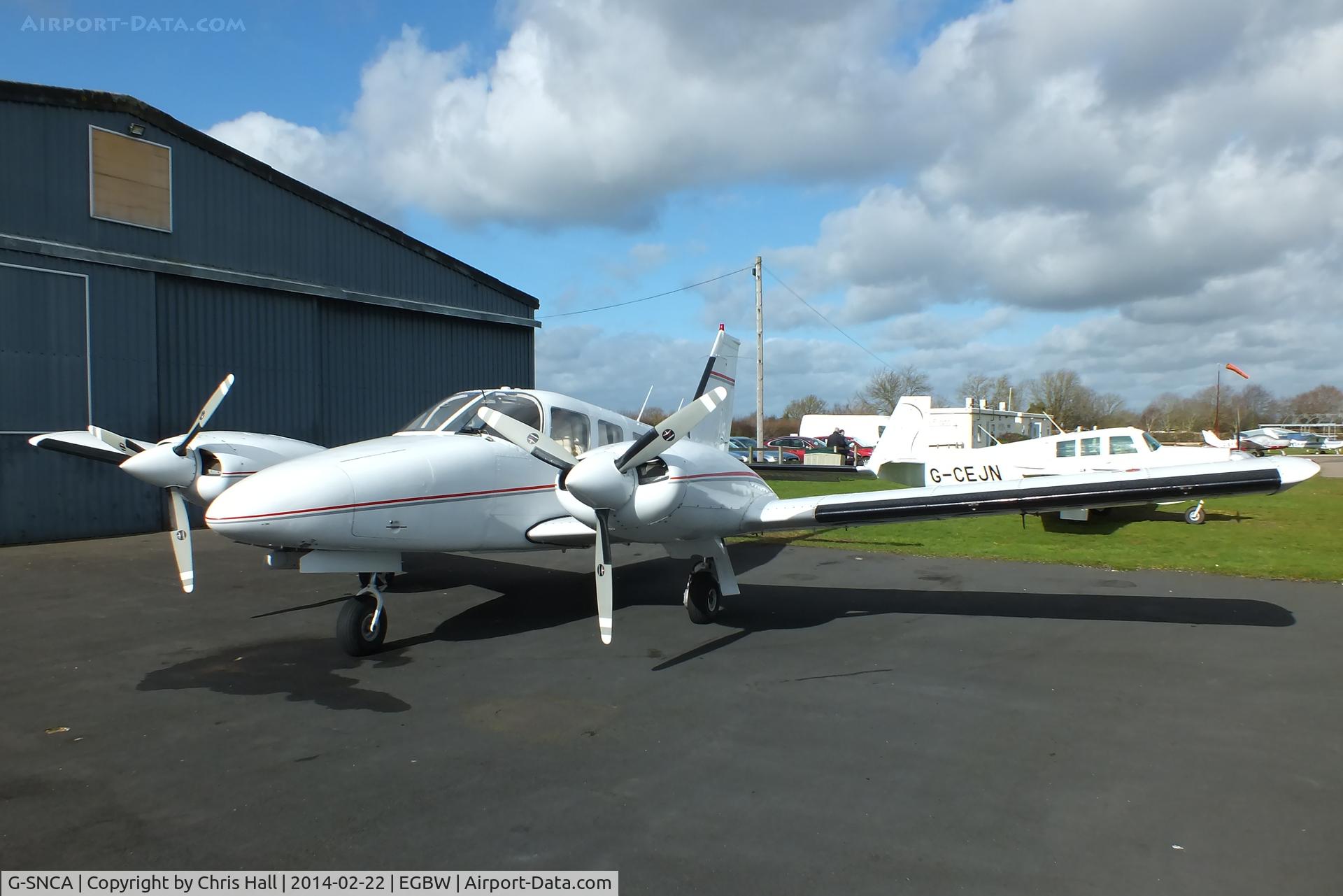 G-SNCA, 1979 Piper PA-34-200T Seneca II C/N 34-7970355, new resident at Wellesbourne Mountford