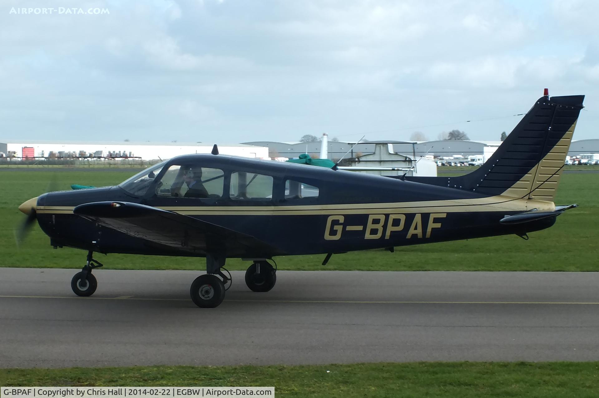 G-BPAF, 1977 Piper PA-28-161 Cherokee Warrior II C/N 28-7716142, at Wellsbourne Mountford
