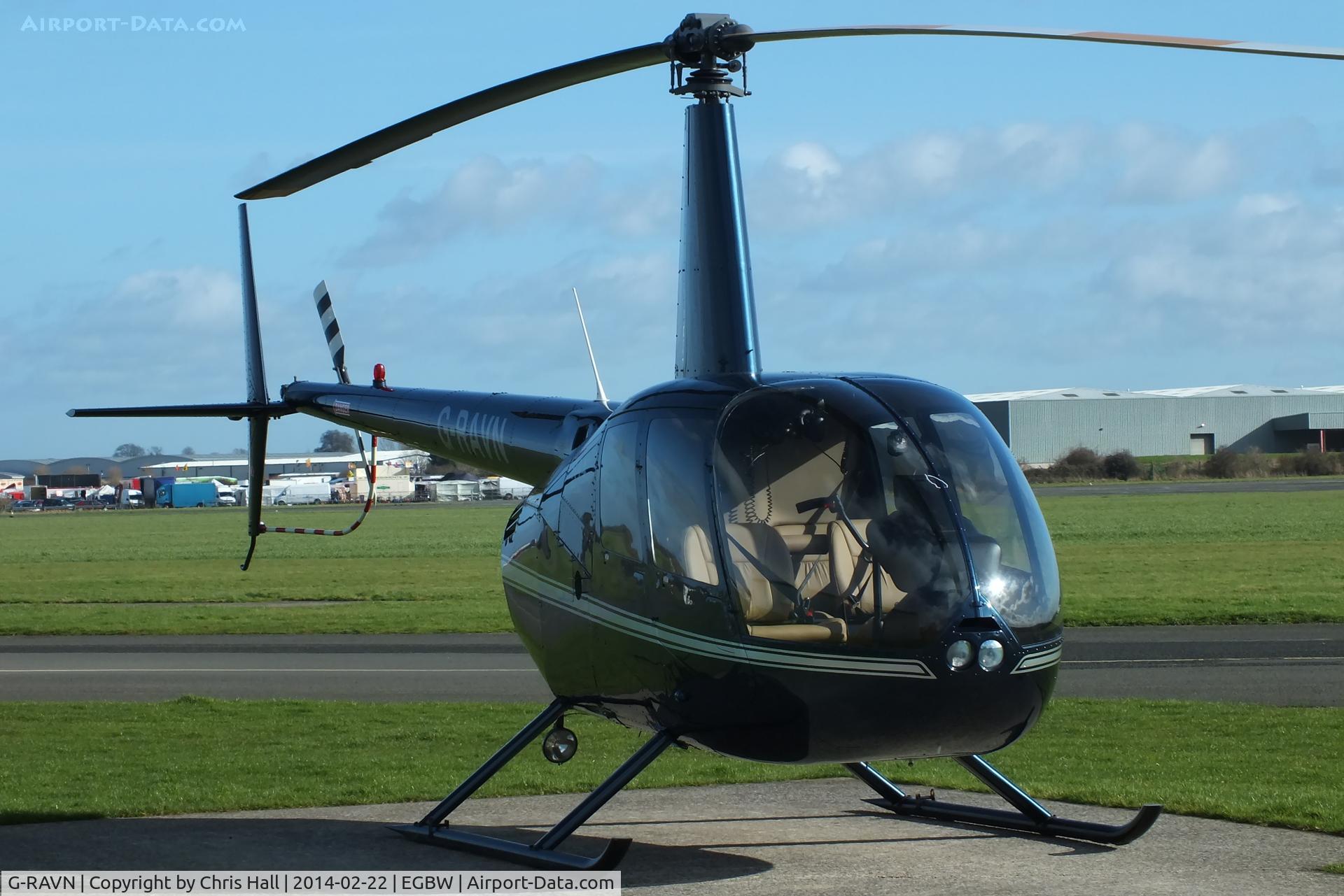 G-RAVN, 2001 Robinson R44 Raven C/N 1022, at Wellesbourne Mountford