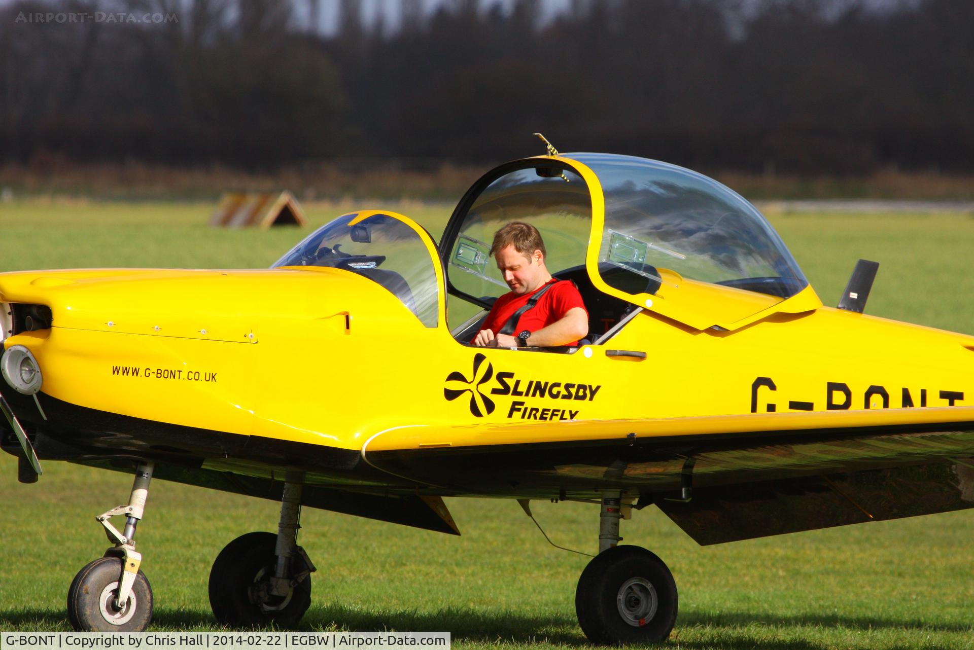 G-BONT, 1988 Slingsby T-67M Firefly Mk.II C/N 2054, belt up