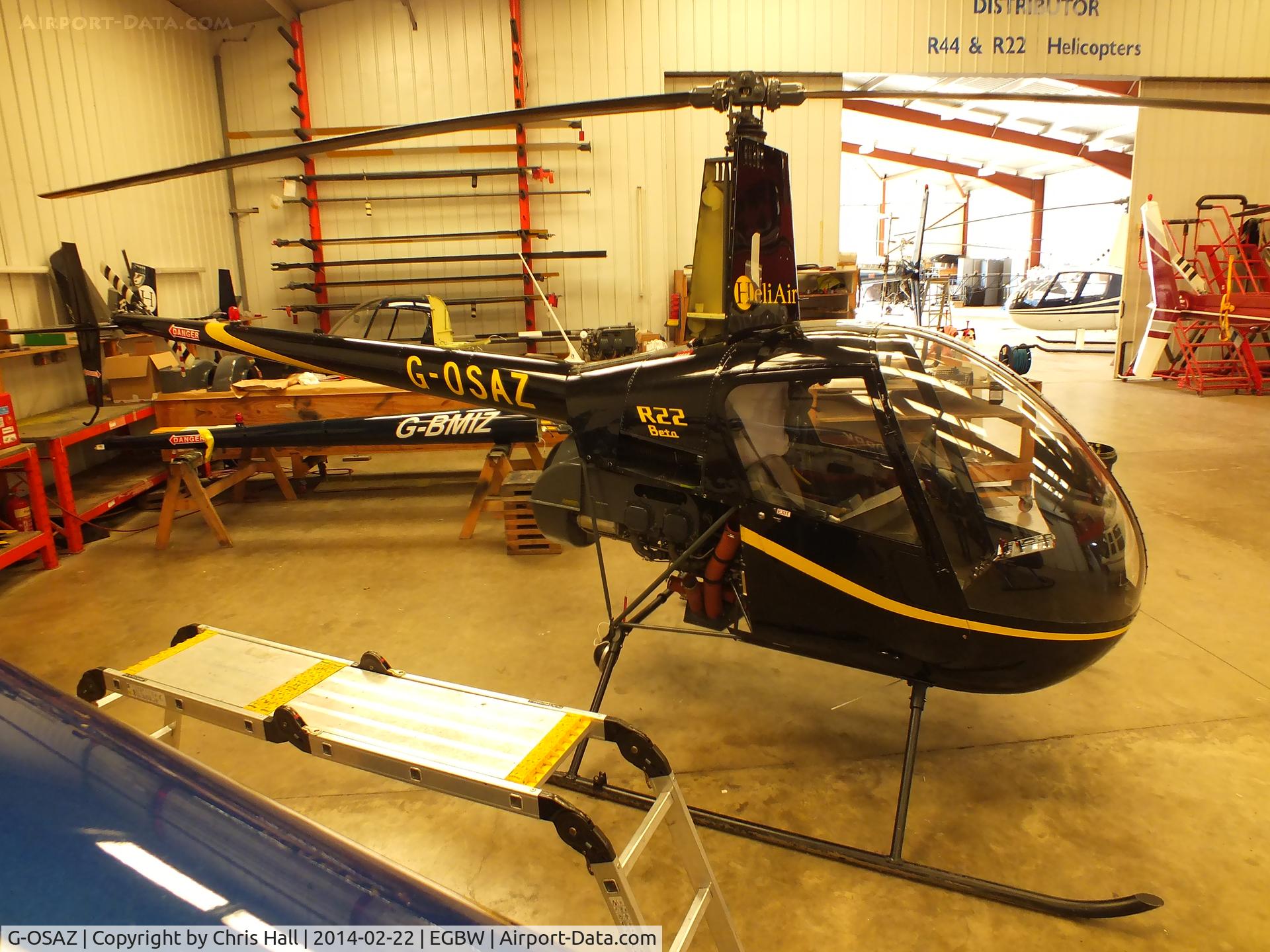 G-OSAZ, 1989 Robinson R22 Beta C/N 1005, at Wellesbourne Mountford