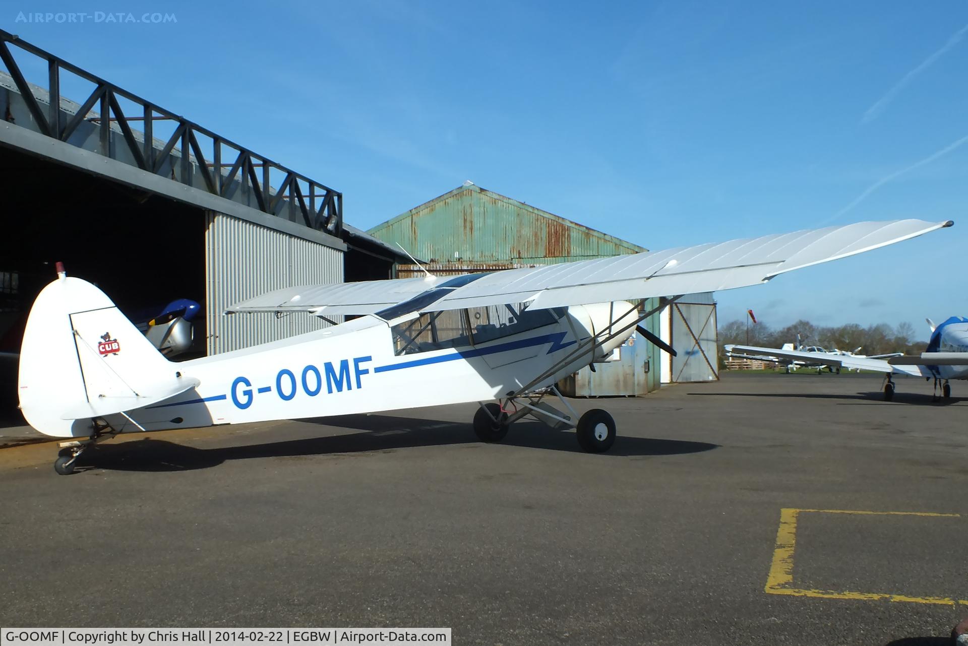 G-OOMF, 1967 Piper PA-18-150 Super Cub C/N 18-8560, at Wellesbourne Mountford