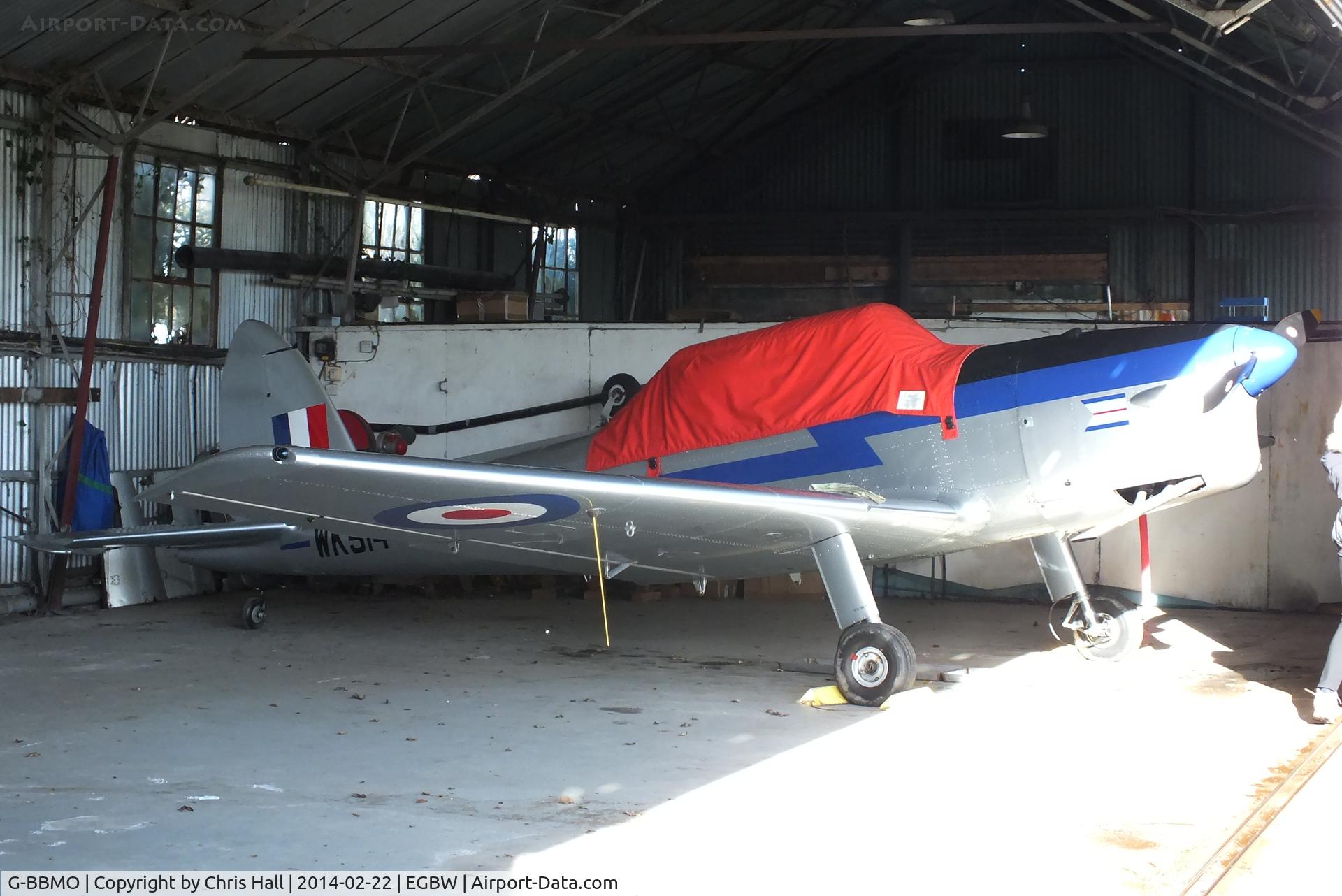 G-BBMO, 1952 De Havilland DHC-1 Chipmunk T.10 C/N C1/0550, at Wellesbourne Mountford