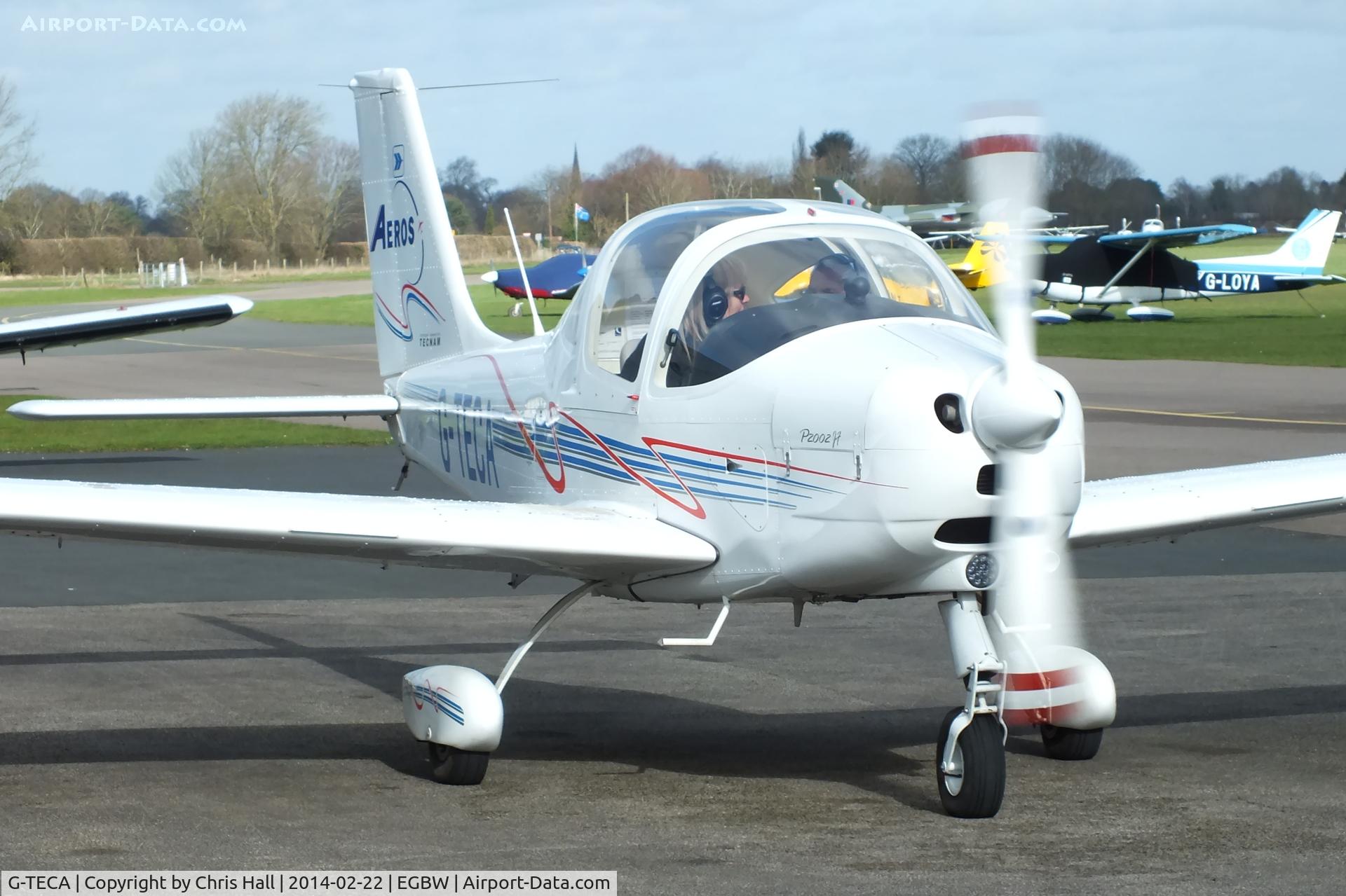 G-TECA, 2012 Tecnam P-2002JF Sierra C/N 218, at Wellesbourne Mountford