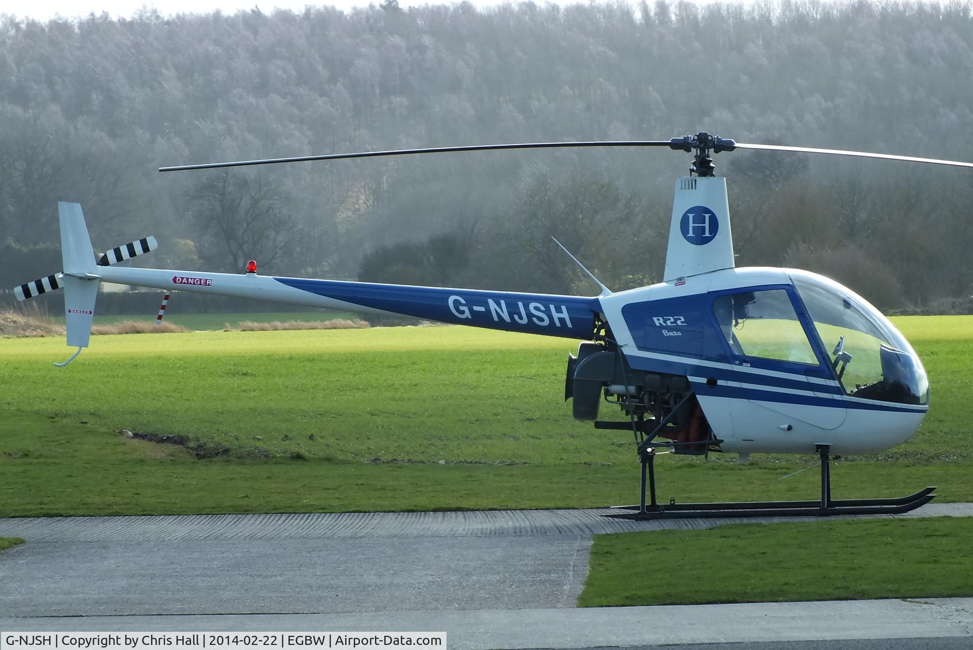 G-NJSH, 1988 Robinson R22 Beta C/N 0780, at Wellesbourne Mountford