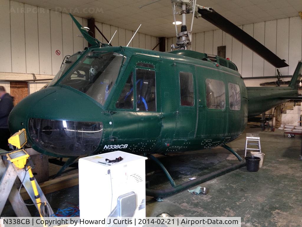 N338CB, Bell UH-1H Iroquois C/N 5812, Privately owned. Sparkford, Somerset.