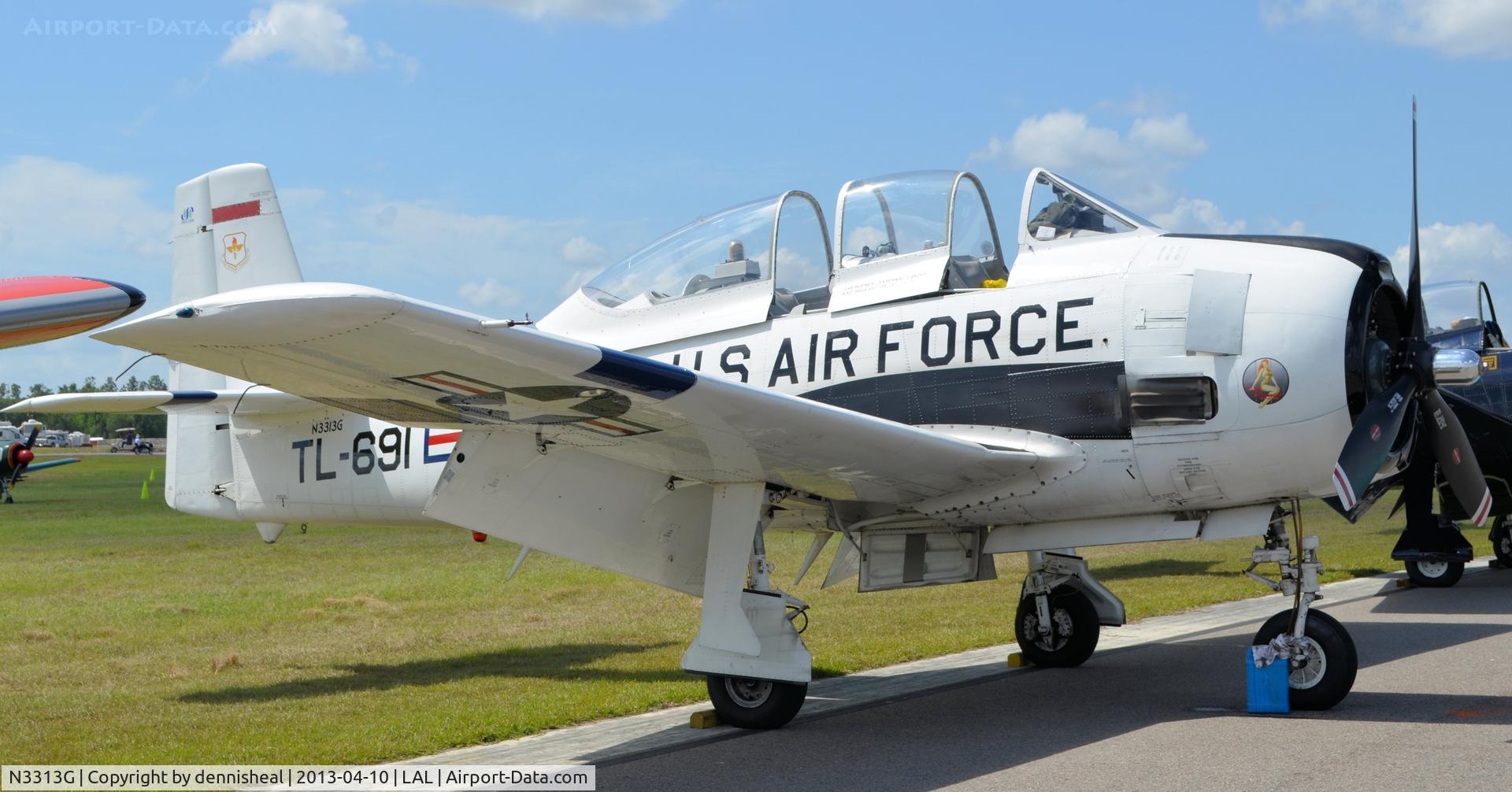 N3313G, 1953 North American T-28A Trojan C/N 174-544, 1953 NORTH AMERICAN T-28A
