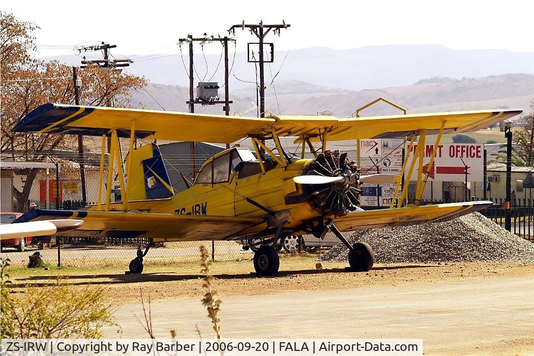 ZS-IRW, 1972 Grumman-Schweizer G-164A C/N 984, Grumman-Schweizer G-164A Agcat [984] Lanseria~ZS 20/09/2006