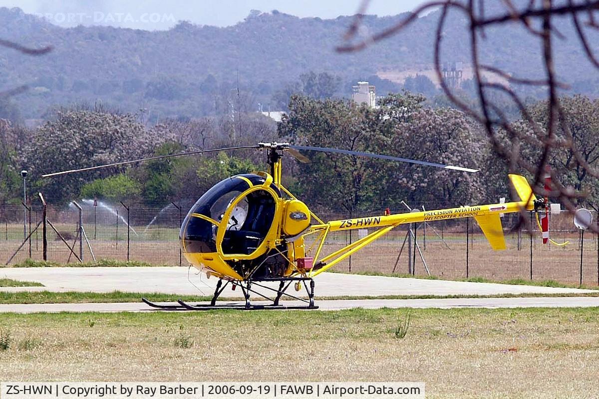 ZS-HWN, Hughes 269C C/N 270571, Hughes 269C [27-0571] (Precision Aviation Helicopter School) Pretoria-Wonderboom~ZS 19/09/2006