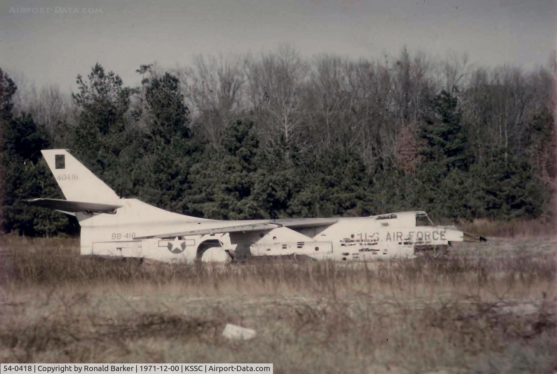 54-0418, 1954 Douglas RB-66B Destroyer C/N 44718, B-66B Stripped aircraft Shaw