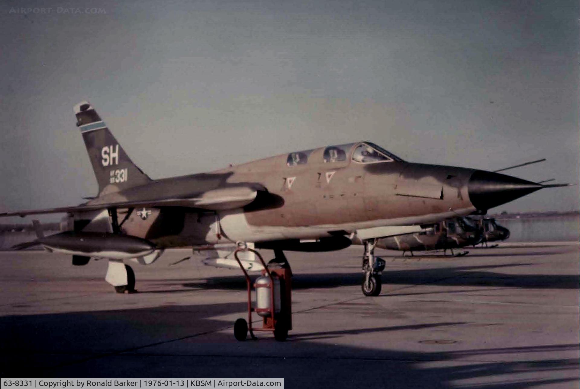 63-8331, 1963 Republic F-105G-1-RE Thunderchief C/N F108, Wild Weasel at Bergstrom AFB