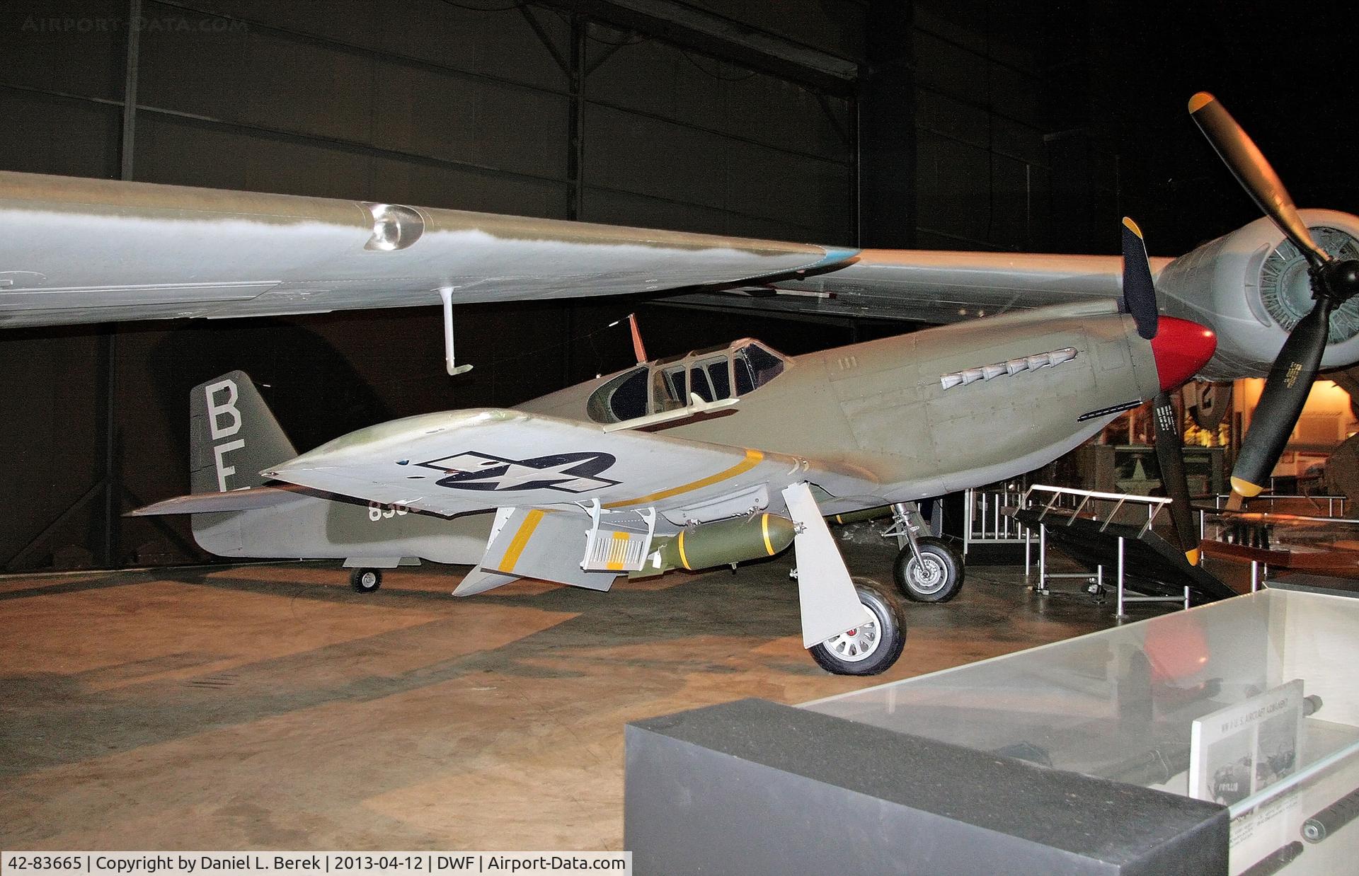 42-83665, 1942 North American A-36A Apache C/N 97-15883, The A-36 Apache was a dive bomber adaptation of the venerable P-51 Mustang.