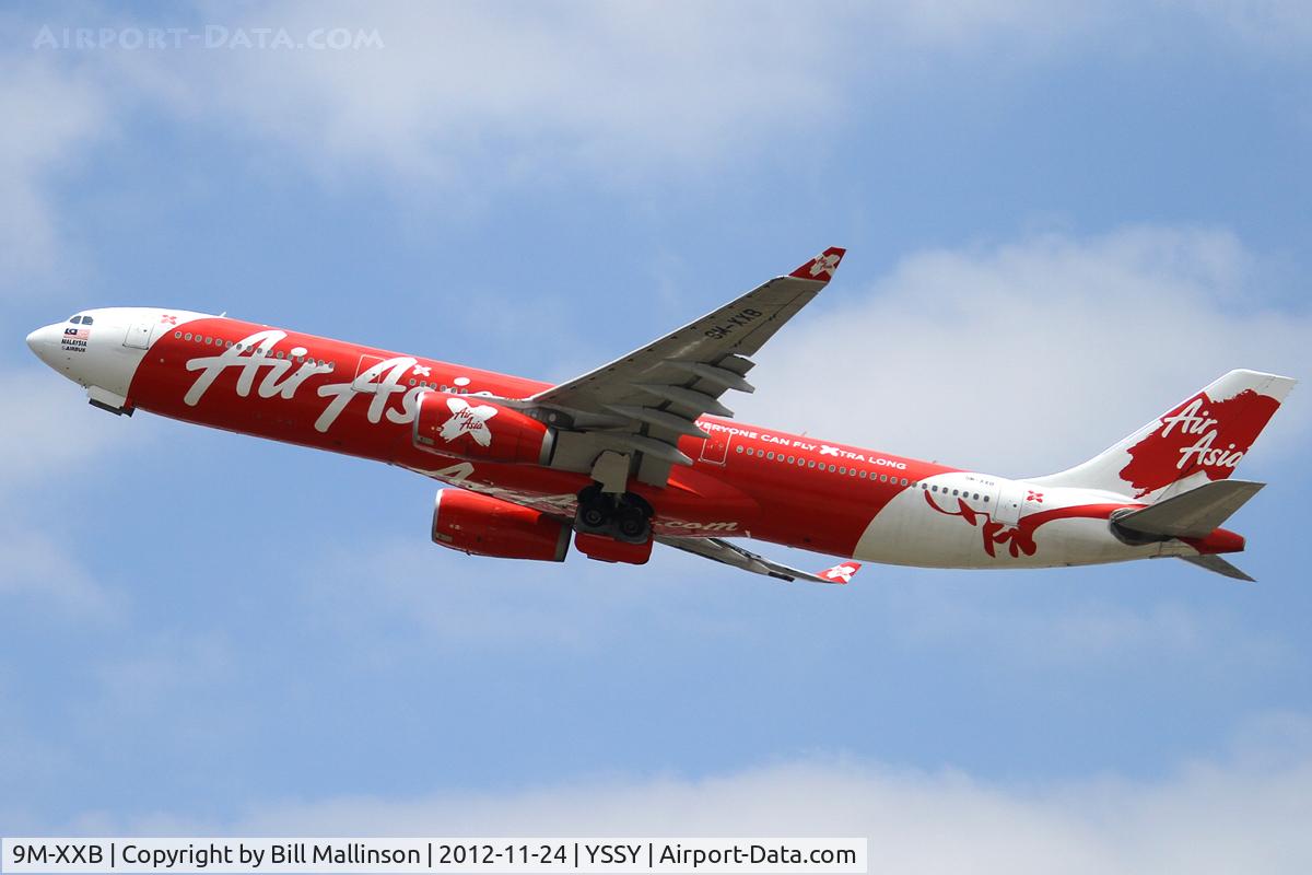 9M-XXB, 2008 Airbus A330-343X C/N 974, away from 34L, on its way back to KUL