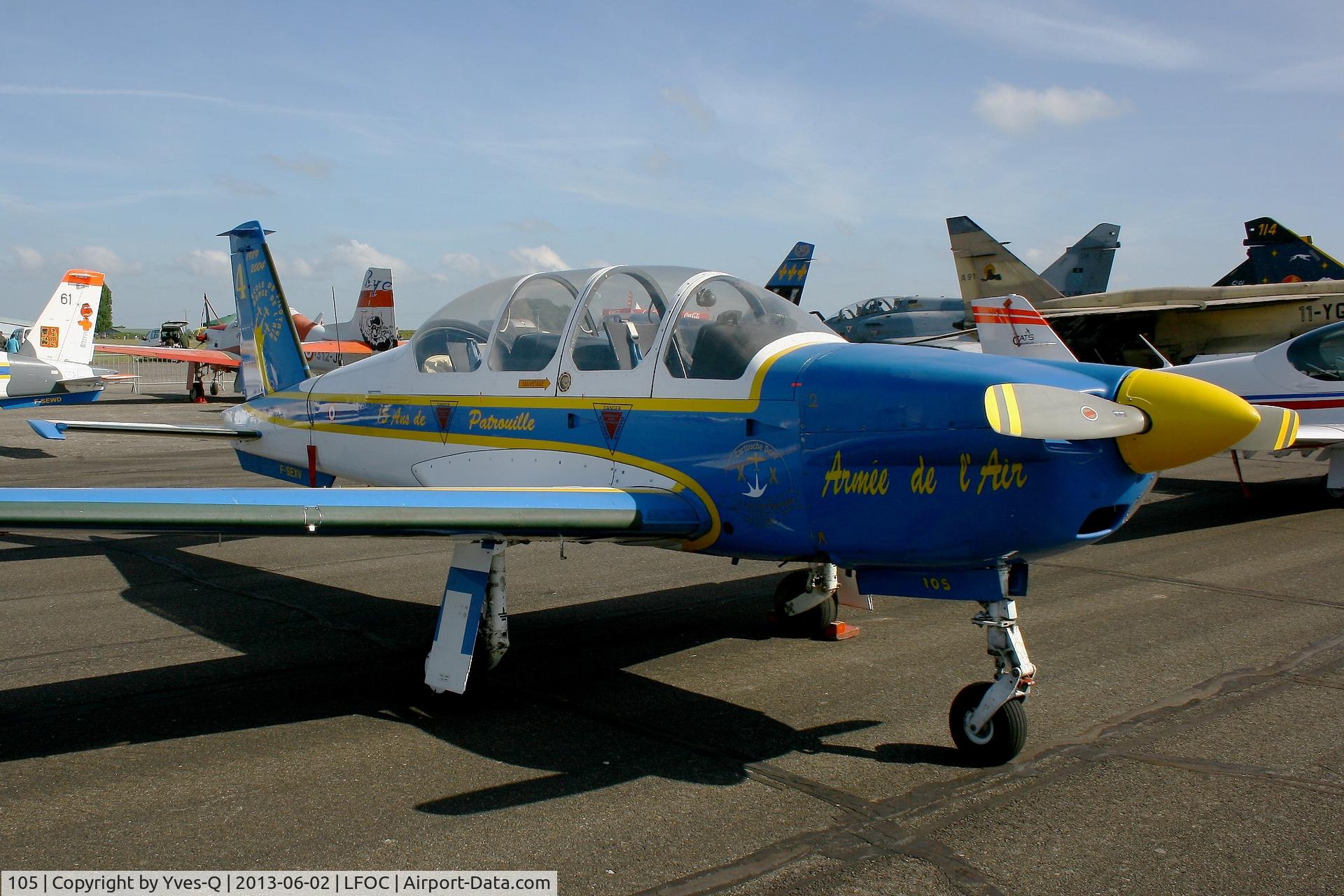 105, Socata TB-30 Epsilon C/N 105, Socata TB-30 Epsilon (F-SEXV), Static display, Châteaudun Air Base 279 (LFOC) open day 2013