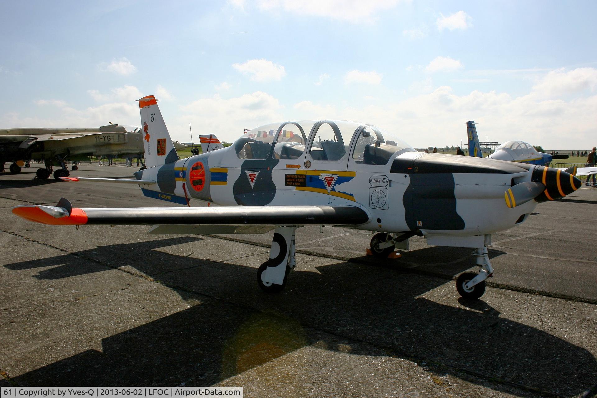 61, Socata TB-30 Epsilon C/N 61, Socata TB-30 Epsilon (F-SEWD), Static display, Châteaudun Air Base 279 (LFOC) Open day 2013