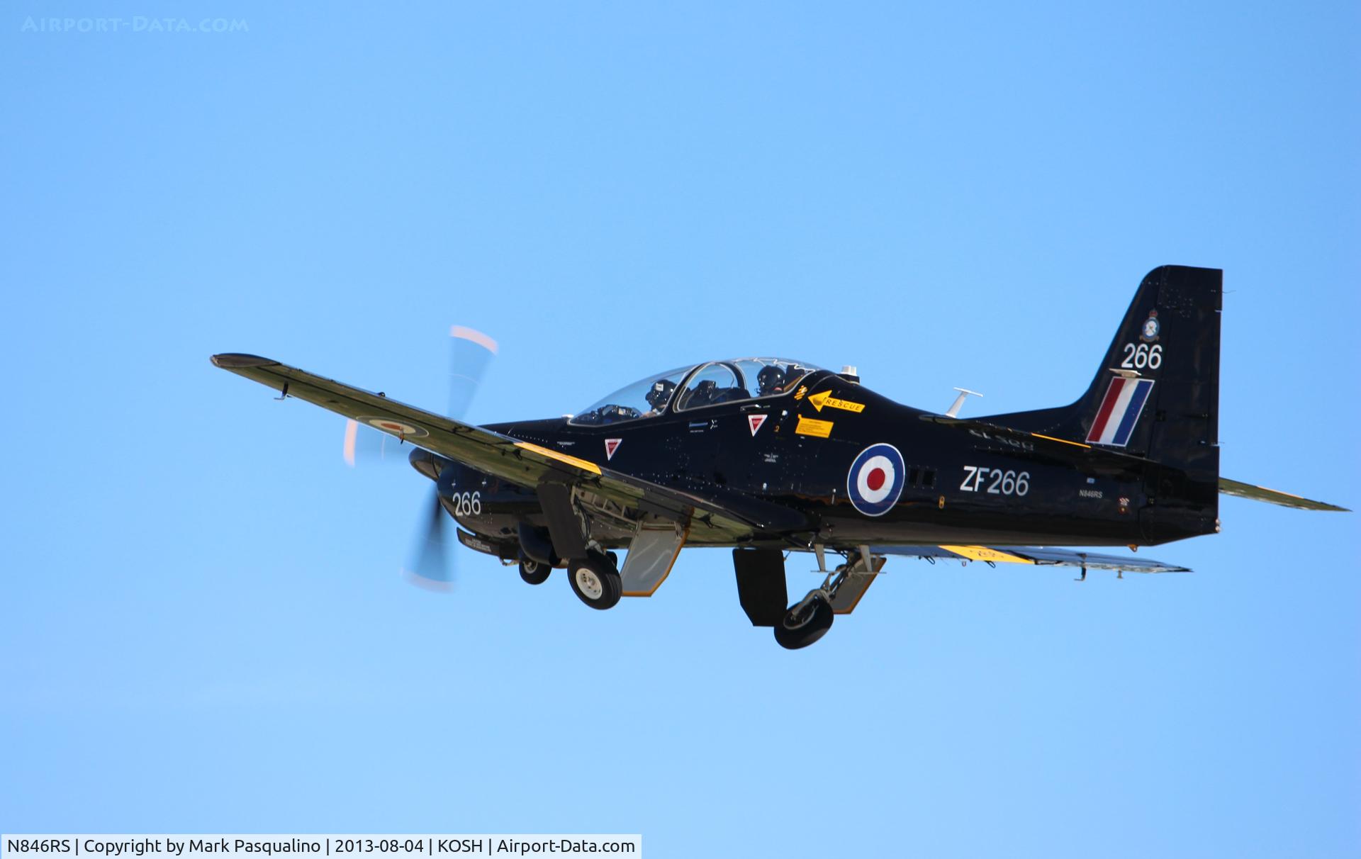 N846RS, 1990 Short S-312 Tucano T1 C/N S056/T50, Tucano T1