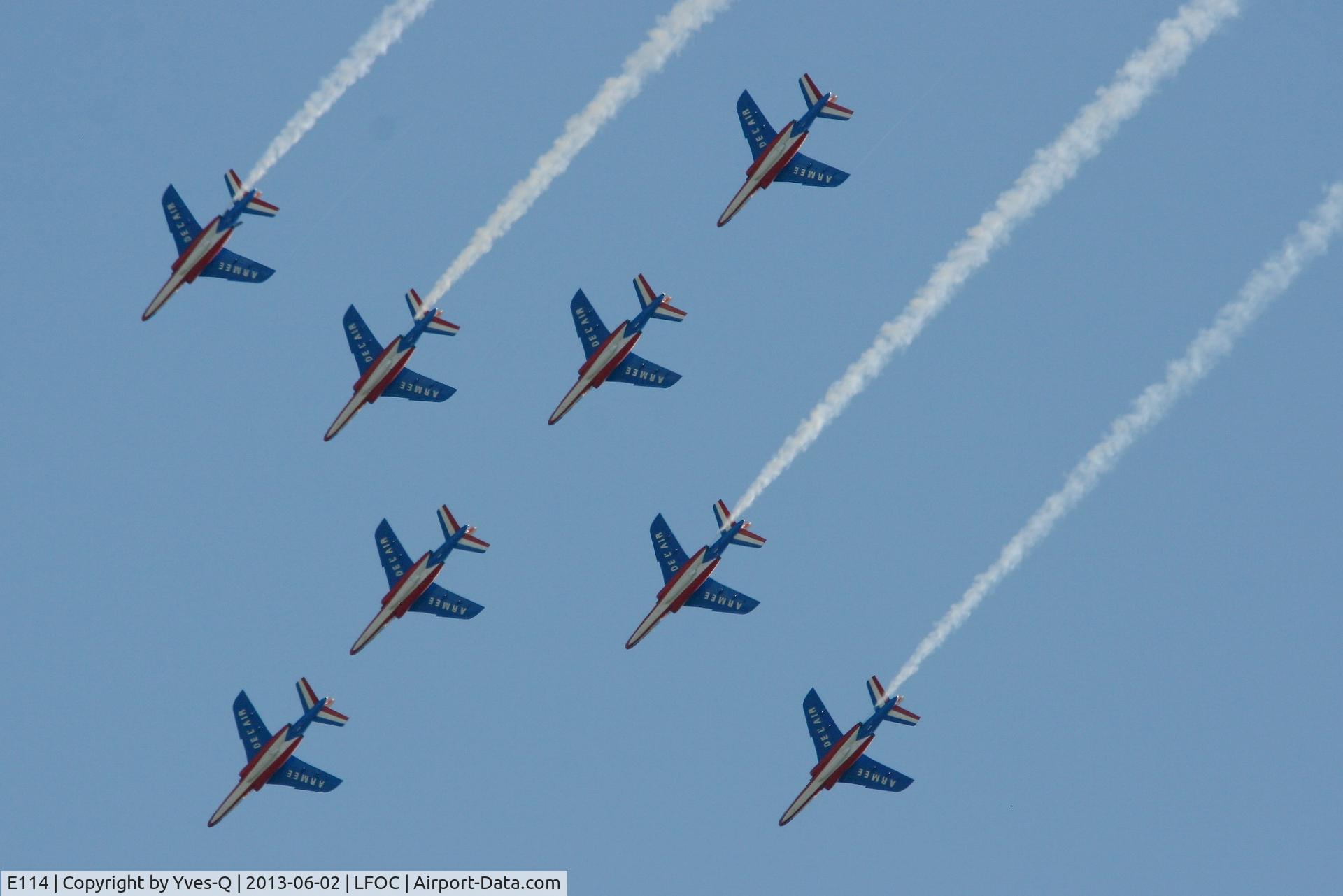 E114, Dassault-Dornier Alpha Jet E C/N E114, Dassault-Dornier Alpha Jet E (F-TERR), Athos 01, Leader of Patrouille de France 2013, Châteaudun Air Base 279 (LFOC) open day 2013