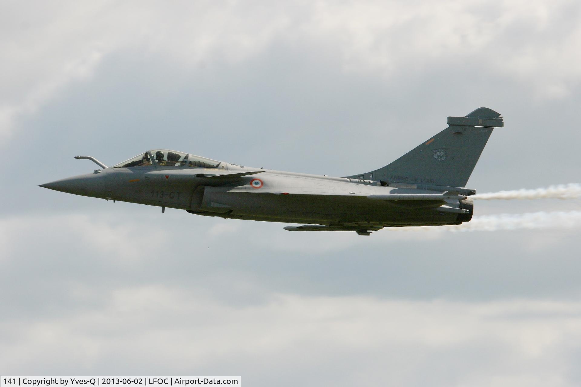 141, Dassault Rafale C C/N 141, French Air Force Dassault Rafale C, Solo display, Châteaudun Air Base 279 (LFOC) Open day 2013
