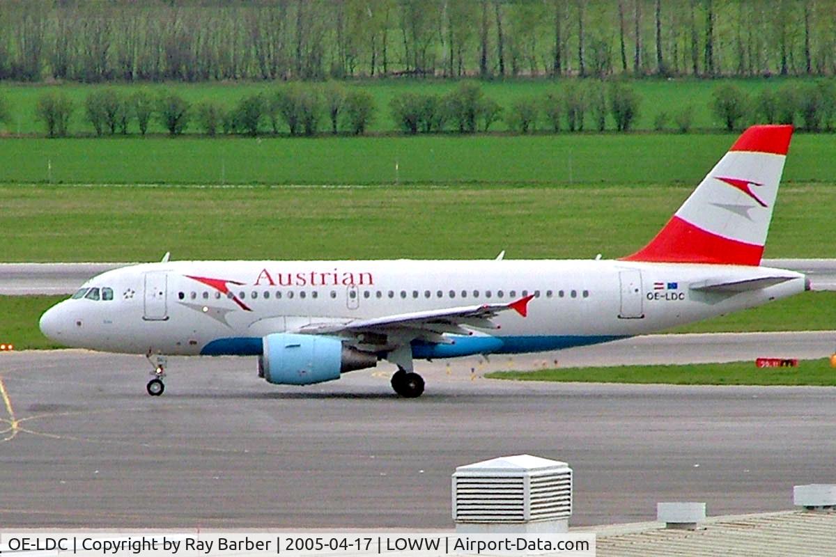 OE-LDC, 2004 Airbus A319-112 C/N 2262, Airbus A319-112 [2262] (Austrian Airlines) Vienna-Schwechat~OE 17/04/2005