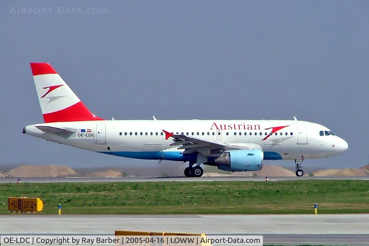 OE-LDC, 2004 Airbus A319-112 C/N 2262, Airbus A319-112 [2262] (Austrian Airlines) Vienna-Schwechat~OE 16/04/2005