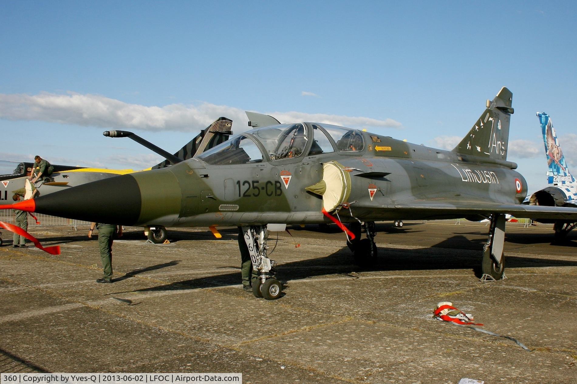 360, Dassault Mirage 2000N C/N 338, Dassault Mirage 2000N (125-CB), Static display, Châteaudun Air Base 279 (LFOC) Open day 2013