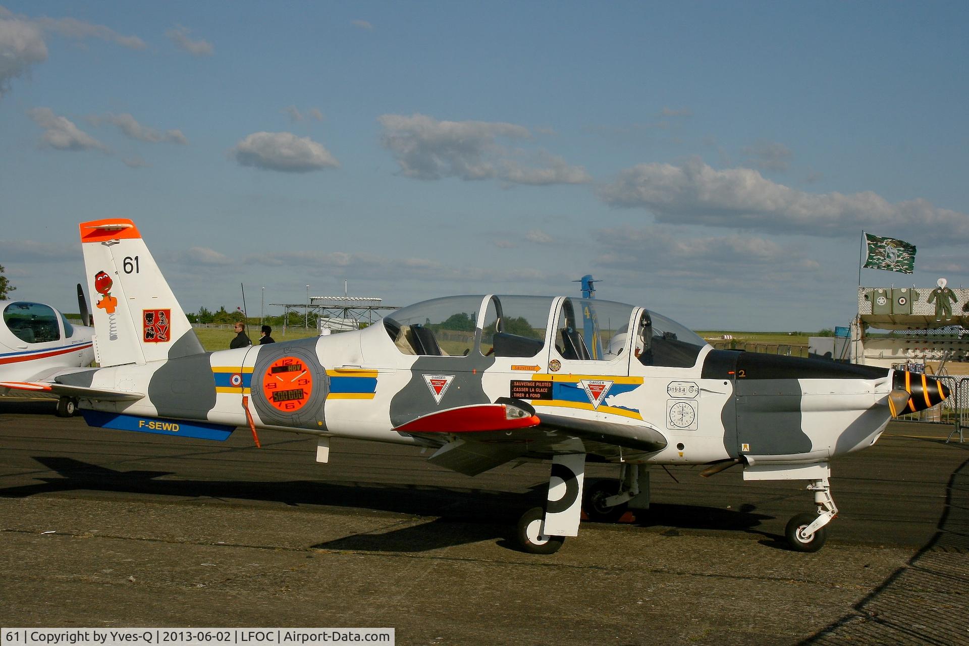 61, Socata TB-30 Epsilon C/N 61, Socata TB-30 Epsilon (F-SEWD), Static display, Châteaudun Air Base 279 (LFOC) Open day 2013