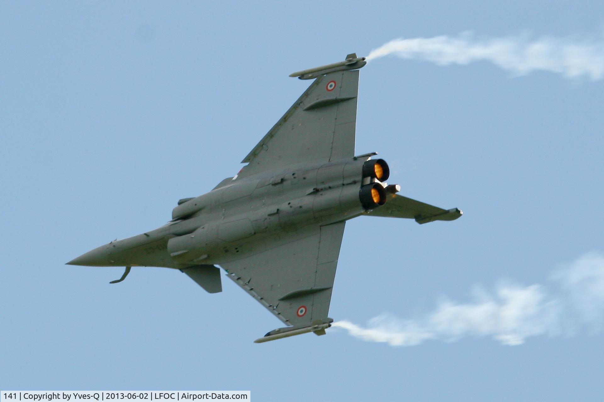 141, Dassault Rafale C C/N 141, French Air Force Dassault Rafale C, Solo display, Châteaudun Air Base 279 (LFOC) Open day 2013
