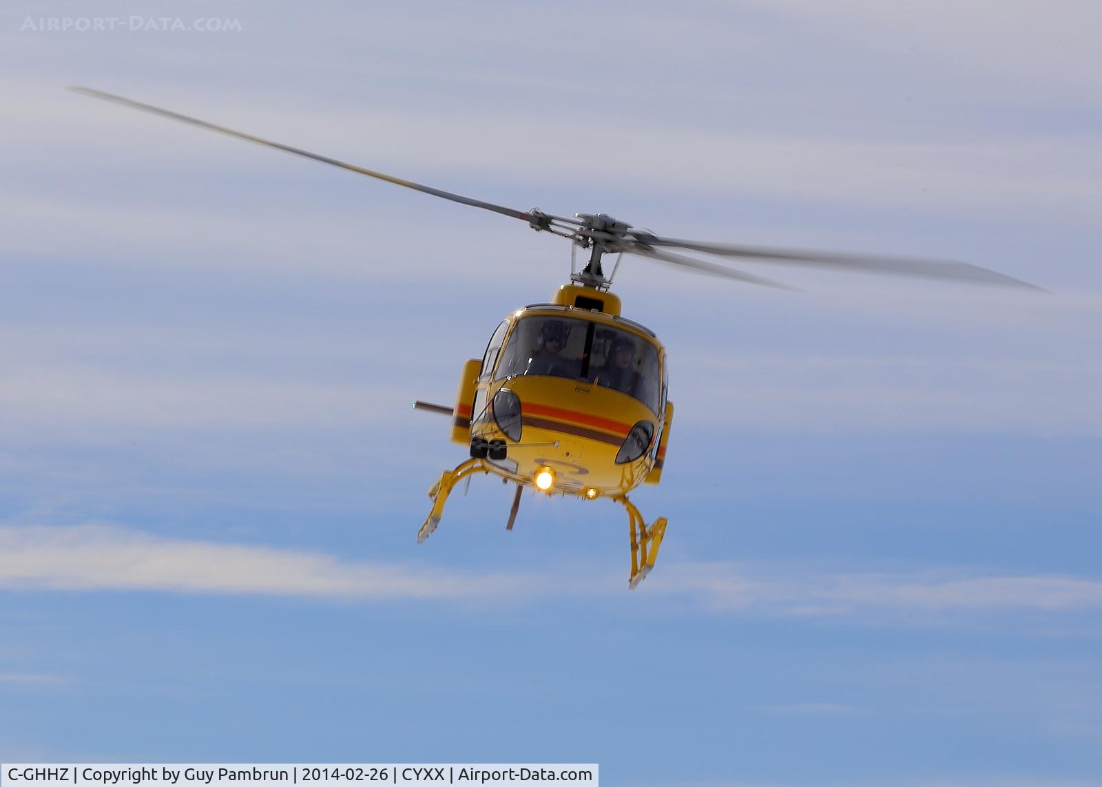 C-GHHZ, 1997 Aerospatiale AS-350B-2 Ecureuil C/N 3054, Off to the practice area