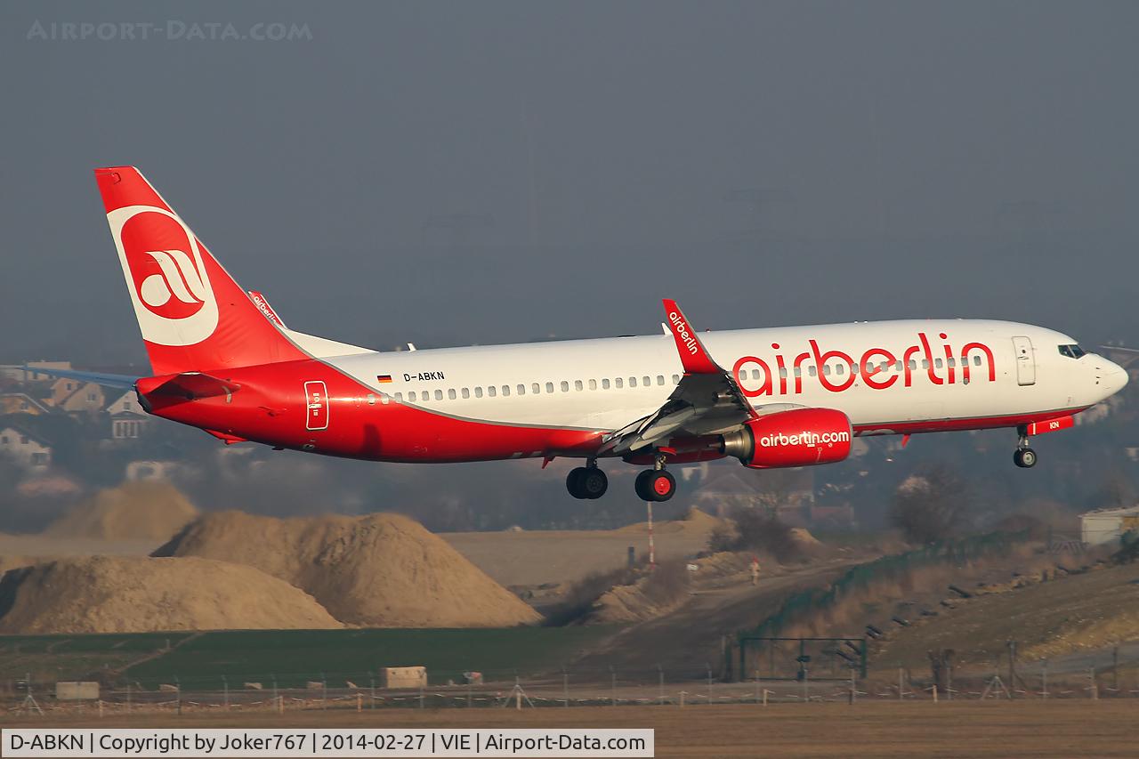 D-ABKN, 2010 Boeing 737-86J C/N 37756, Air Berlin