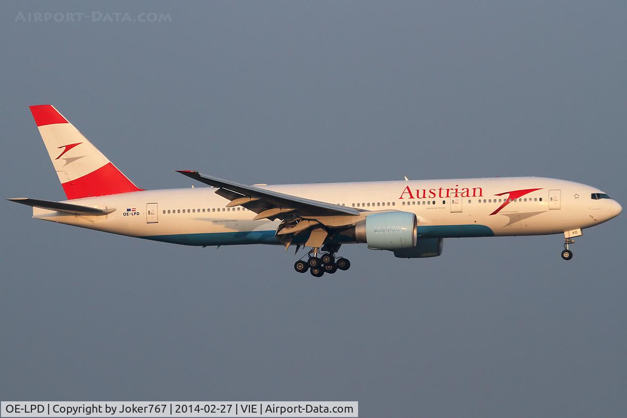 OE-LPD, 2006 Boeing 777-2Z9/ER C/N 35960, Austrian Airlines