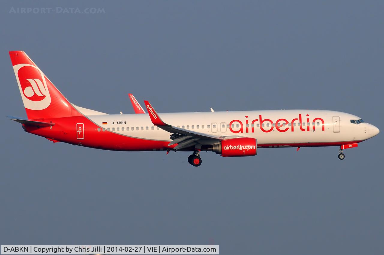 D-ABKN, 2010 Boeing 737-86J C/N 37756, Air Berlin