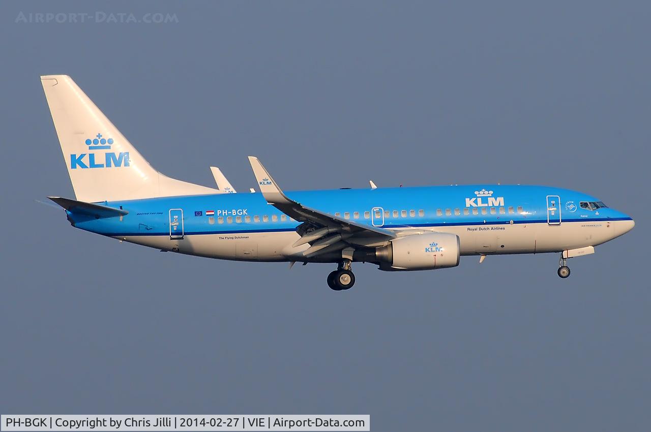 PH-BGK, 2010 Boeing 737-7K2 C/N 38054, KLM