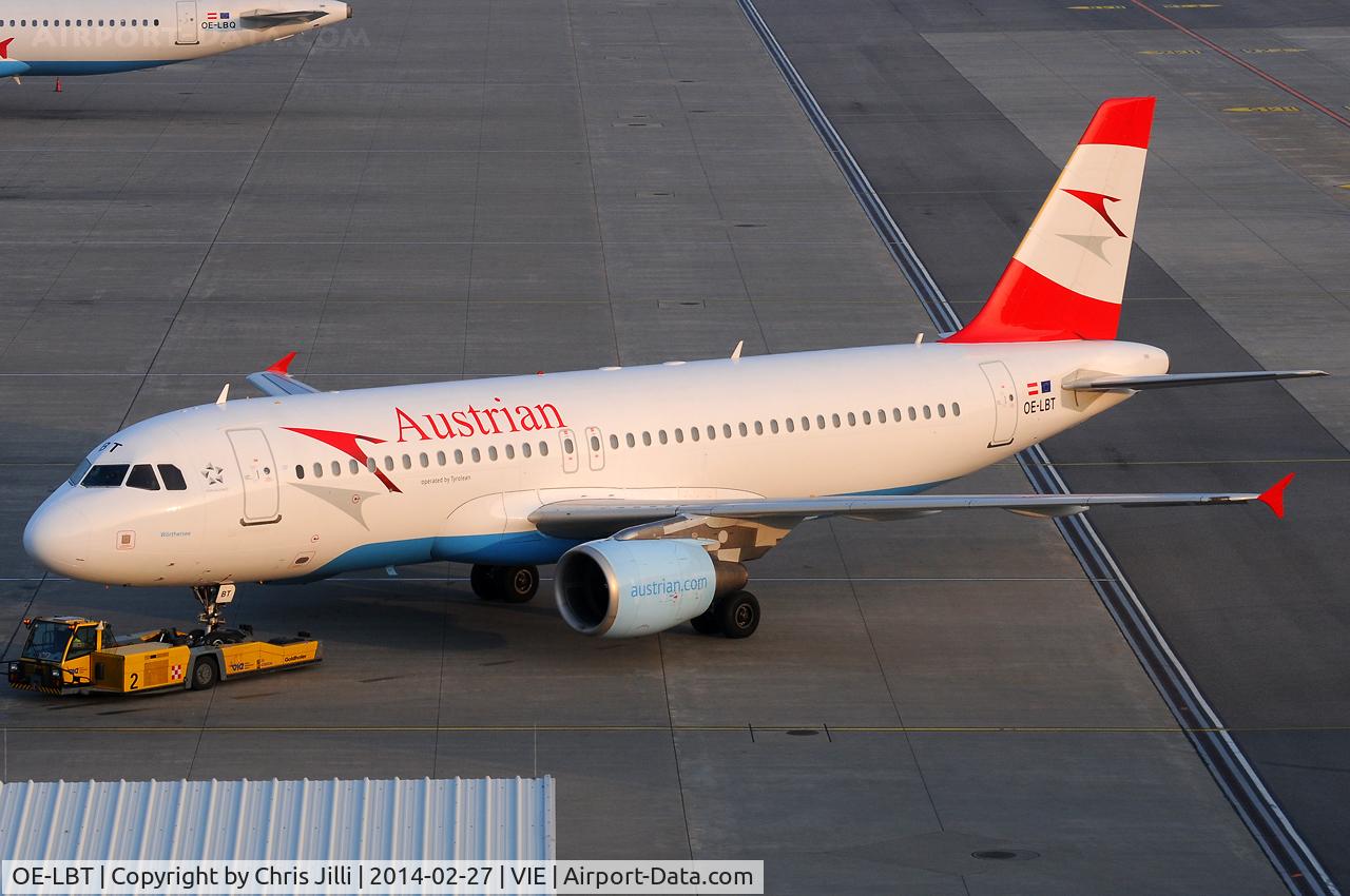 OE-LBT, 2000 Airbus A320-214 C/N 1387, Austrian Airlines