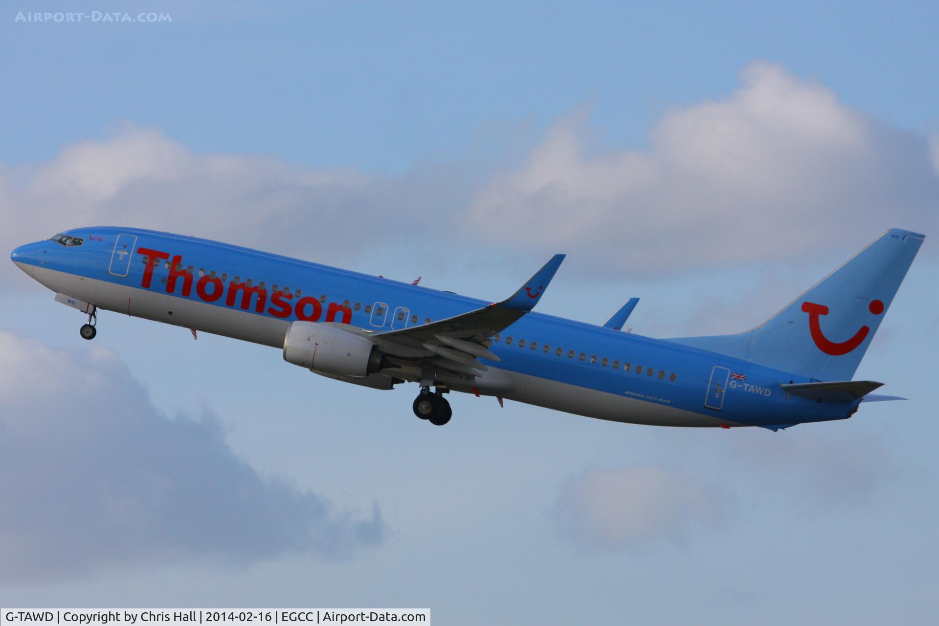 G-TAWD, 2012 Boeing 737-8K5 C/N 37265, Thomson